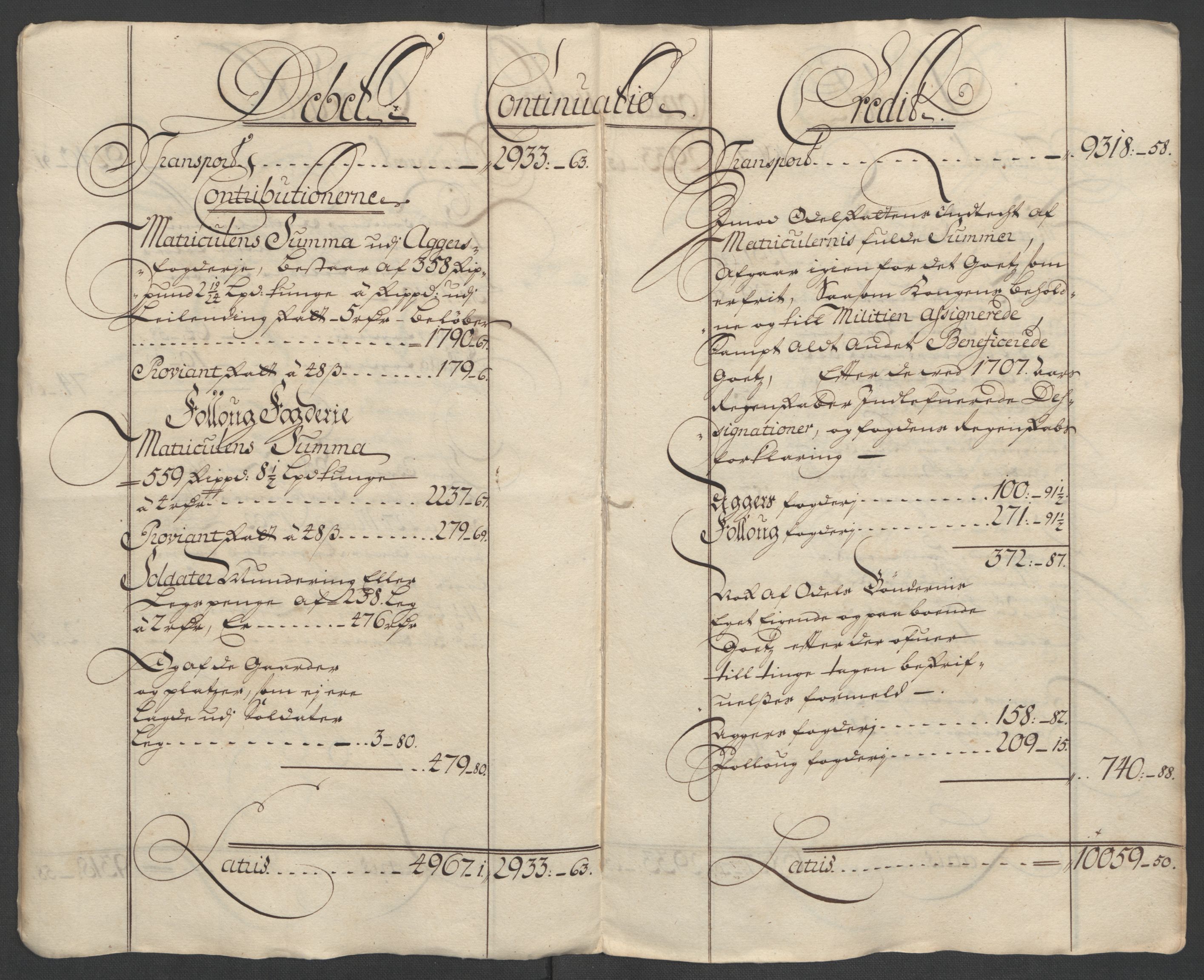 Rentekammeret inntil 1814, Reviderte regnskaper, Fogderegnskap, AV/RA-EA-4092/R10/L0448: Fogderegnskap Aker og Follo, 1710-1711, s. 191