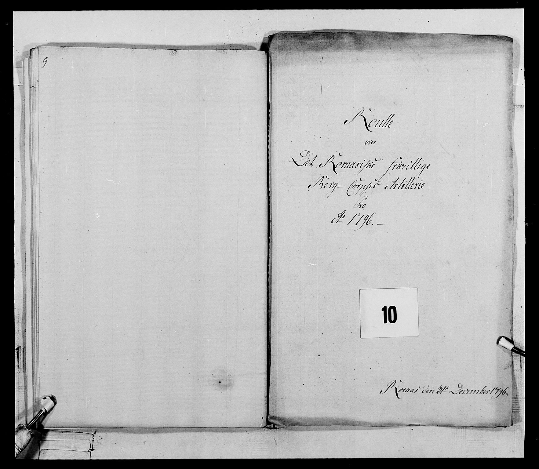 Generalitets- og kommissariatskollegiet, Det kongelige norske kommissariatskollegium, AV/RA-EA-5420/E/Eh/L0119: Rørosiske frivillige bergkorps/bergjegerkorps, 1794-1799, s. 120
