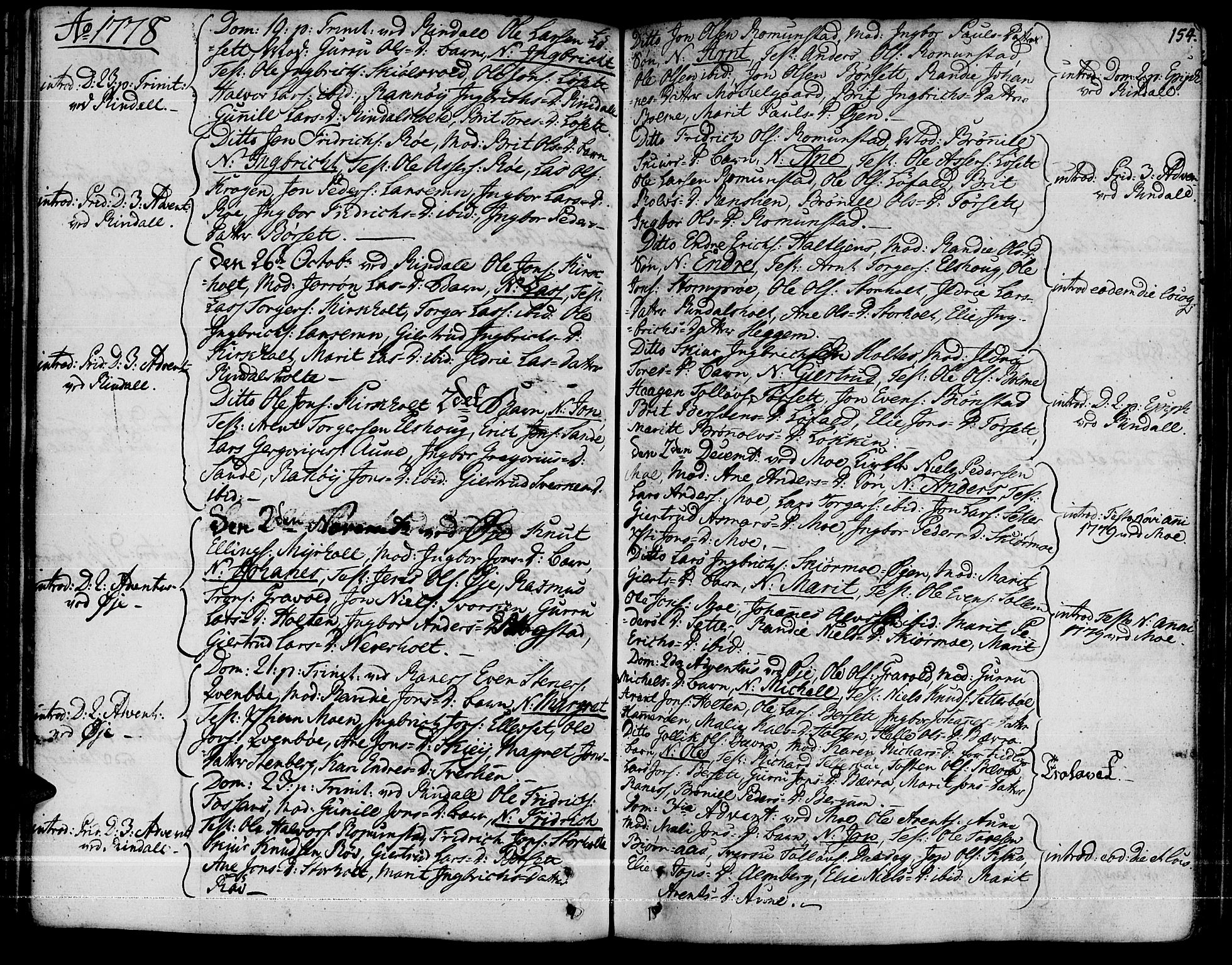 Ministerialprotokoller, klokkerbøker og fødselsregistre - Møre og Romsdal, AV/SAT-A-1454/595/L1039: Ministerialbok nr. 595A01, 1750-1796, s. 154
