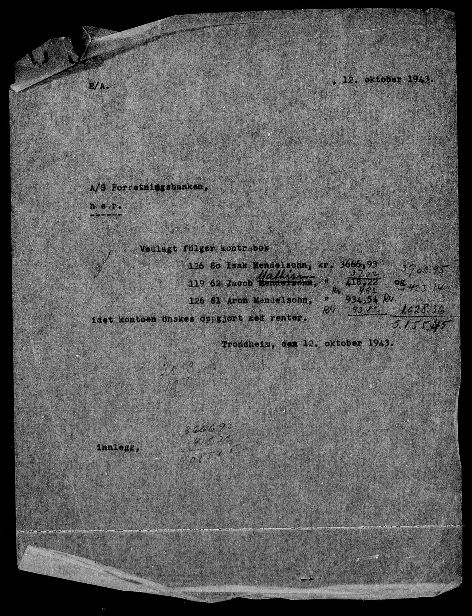 Justisdepartementet, Tilbakeføringskontoret for inndratte formuer, AV/RA-S-1564/H/Hc/Hca/L0903: --, 1945-1947, s. 593