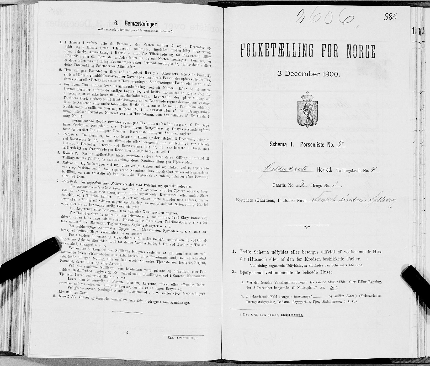 SAT, Folketelling 1900 for 1838 Gildeskål herred, 1900, s. 428