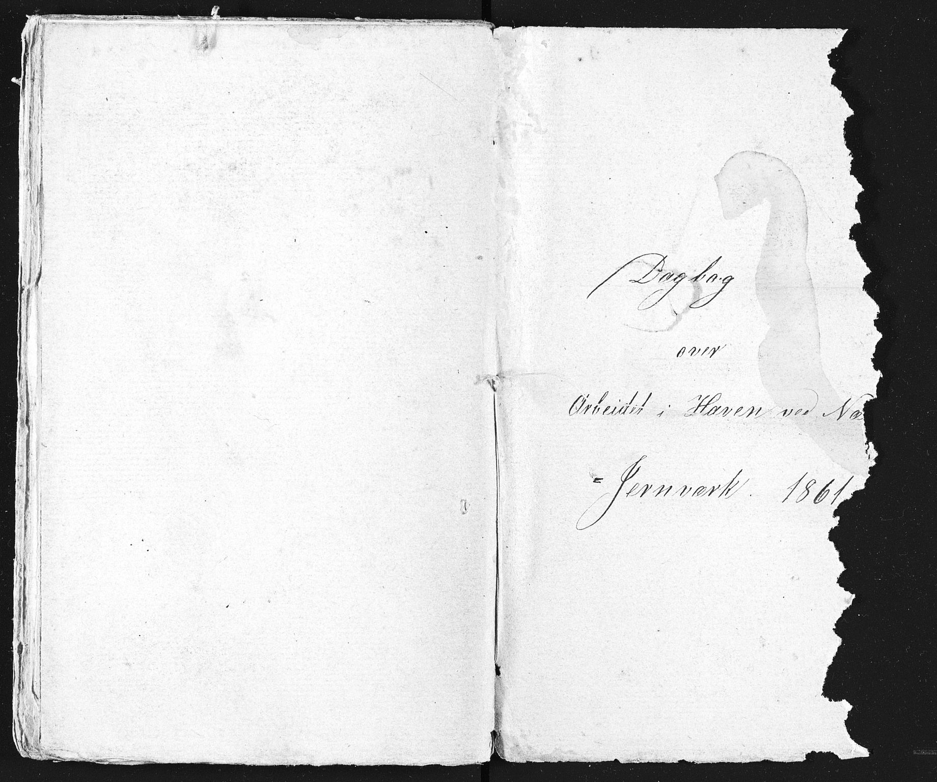 Familien Aalls privatarkiv , NESJ/NJM-005/E-00003/L0001/0003/0003: Dag- og notatbøker / Dølner dagbokpakke 001, 1861