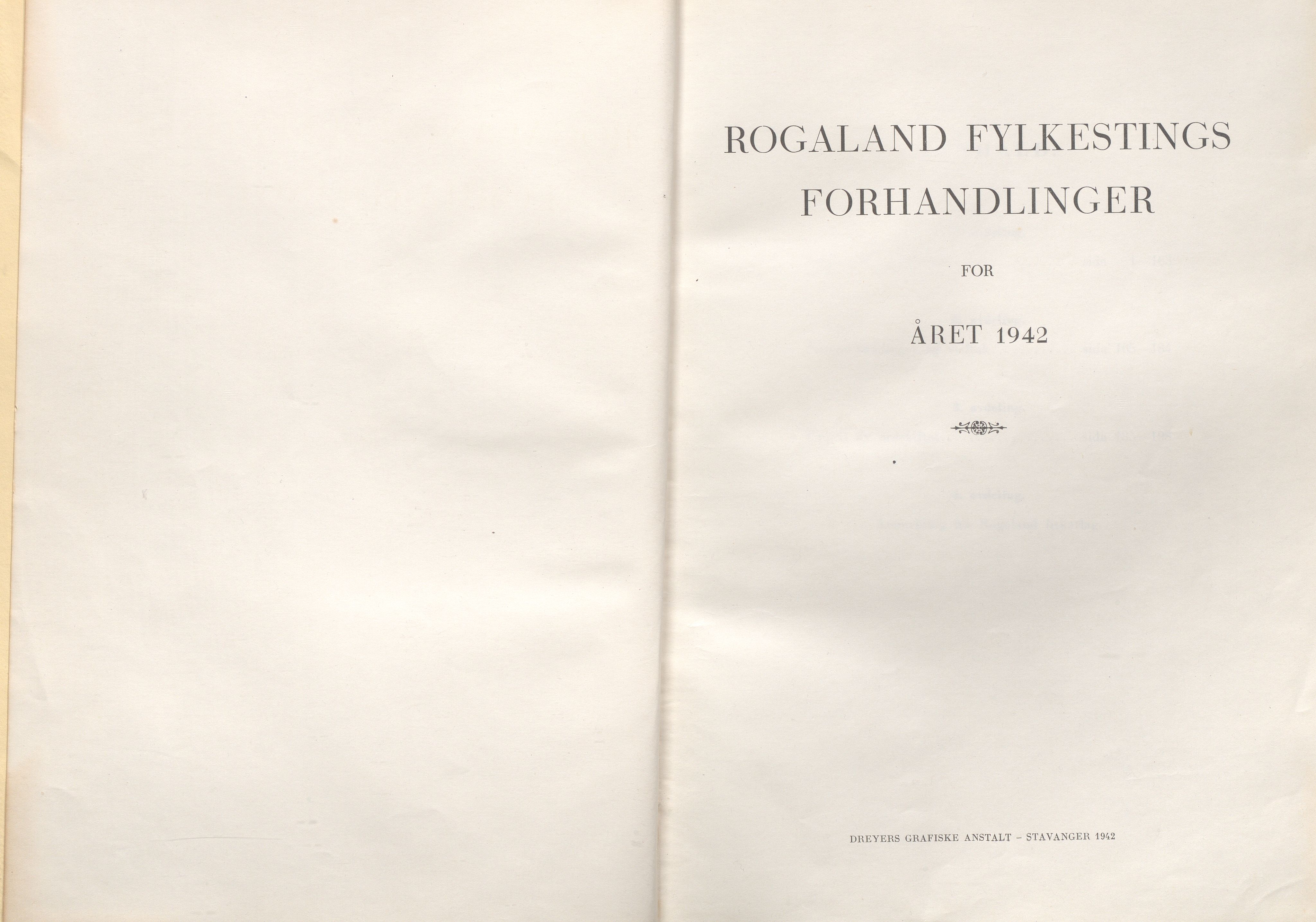 Rogaland fylkeskommune - Fylkesrådmannen , IKAR/A-900/A/Aa/Aaa/L0061: Møtebok , 1942