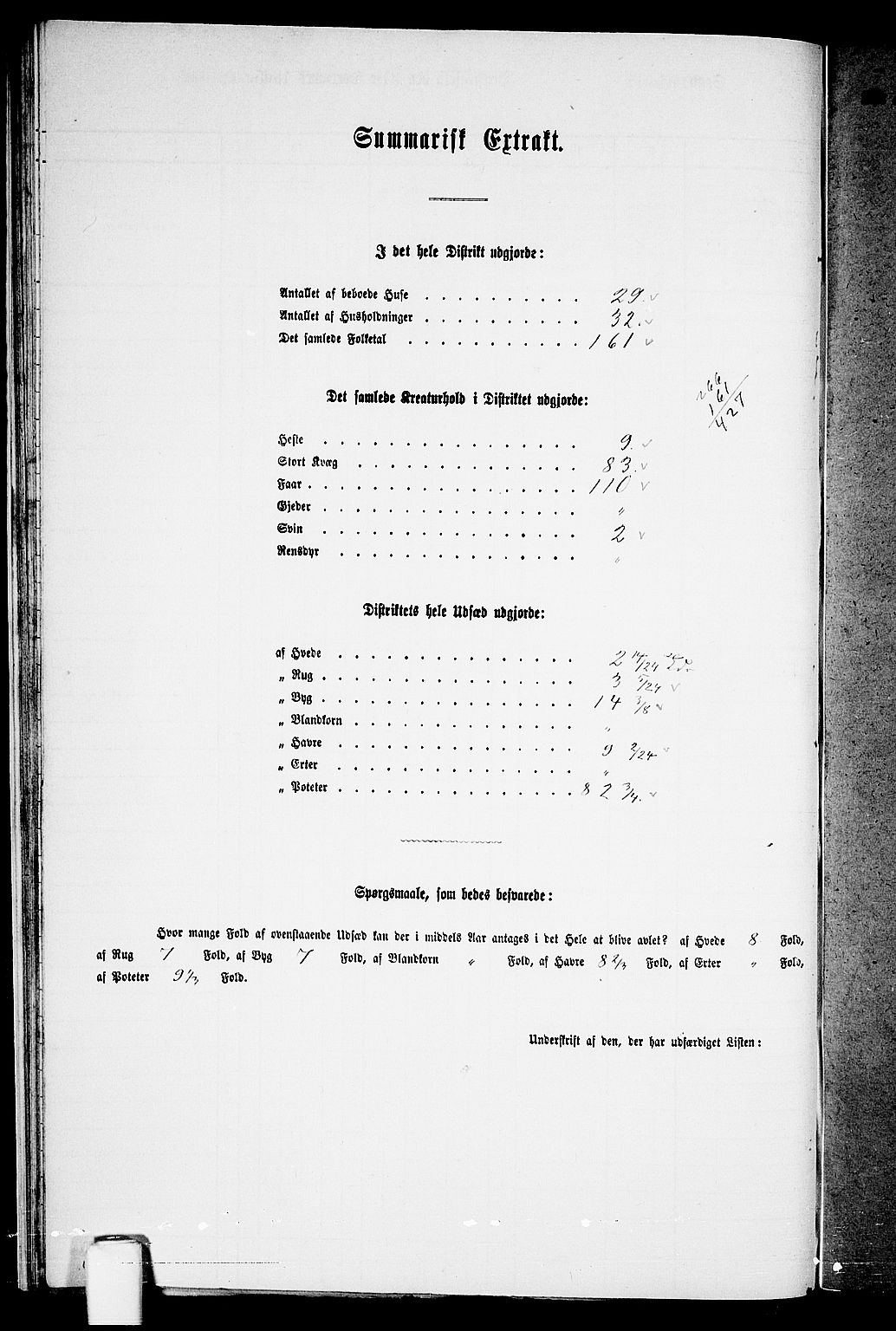 RA, Folketelling 1865 for 1018P Søgne prestegjeld, 1865, s. 35