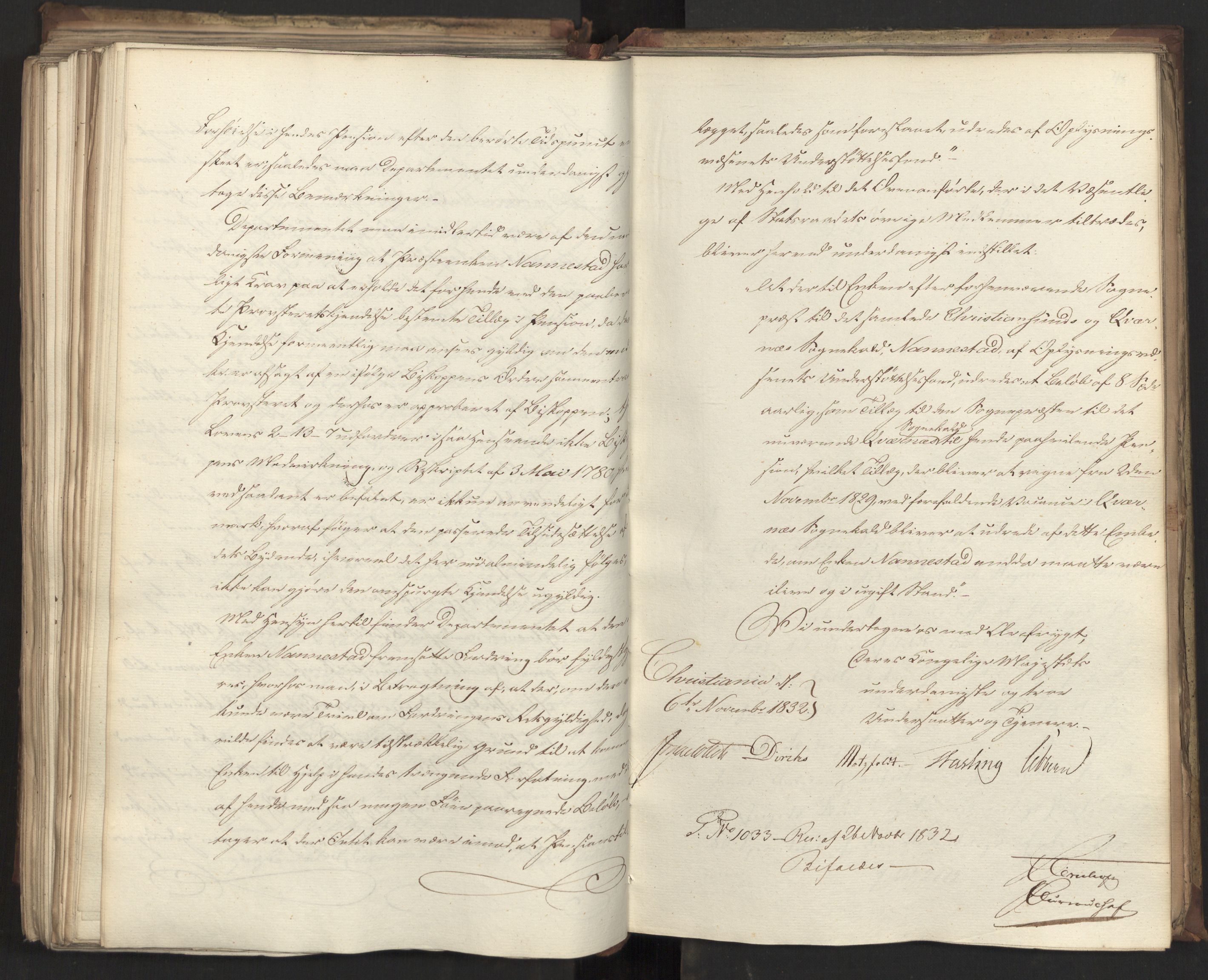Statsrådsavdelingen i Stockholm, AV/RA-S-1003/D/Da/L0080: Regjeringsinnstillinger nr. 2550-2699, 1832, s. 366