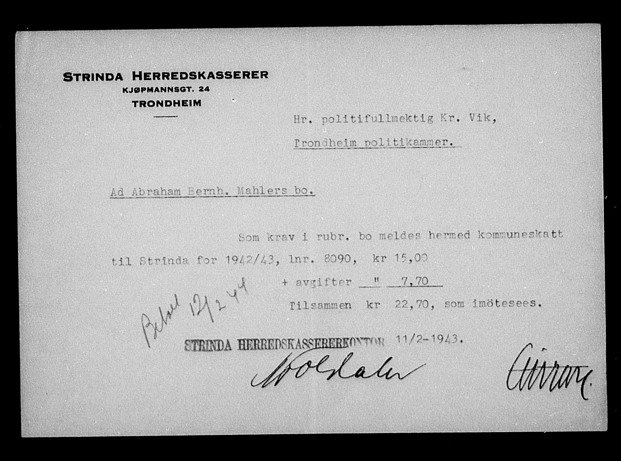 Justisdepartementet, Tilbakeføringskontoret for inndratte formuer, AV/RA-S-1564/H/Hc/Hca/L0903: --, 1945-1947, s. 364