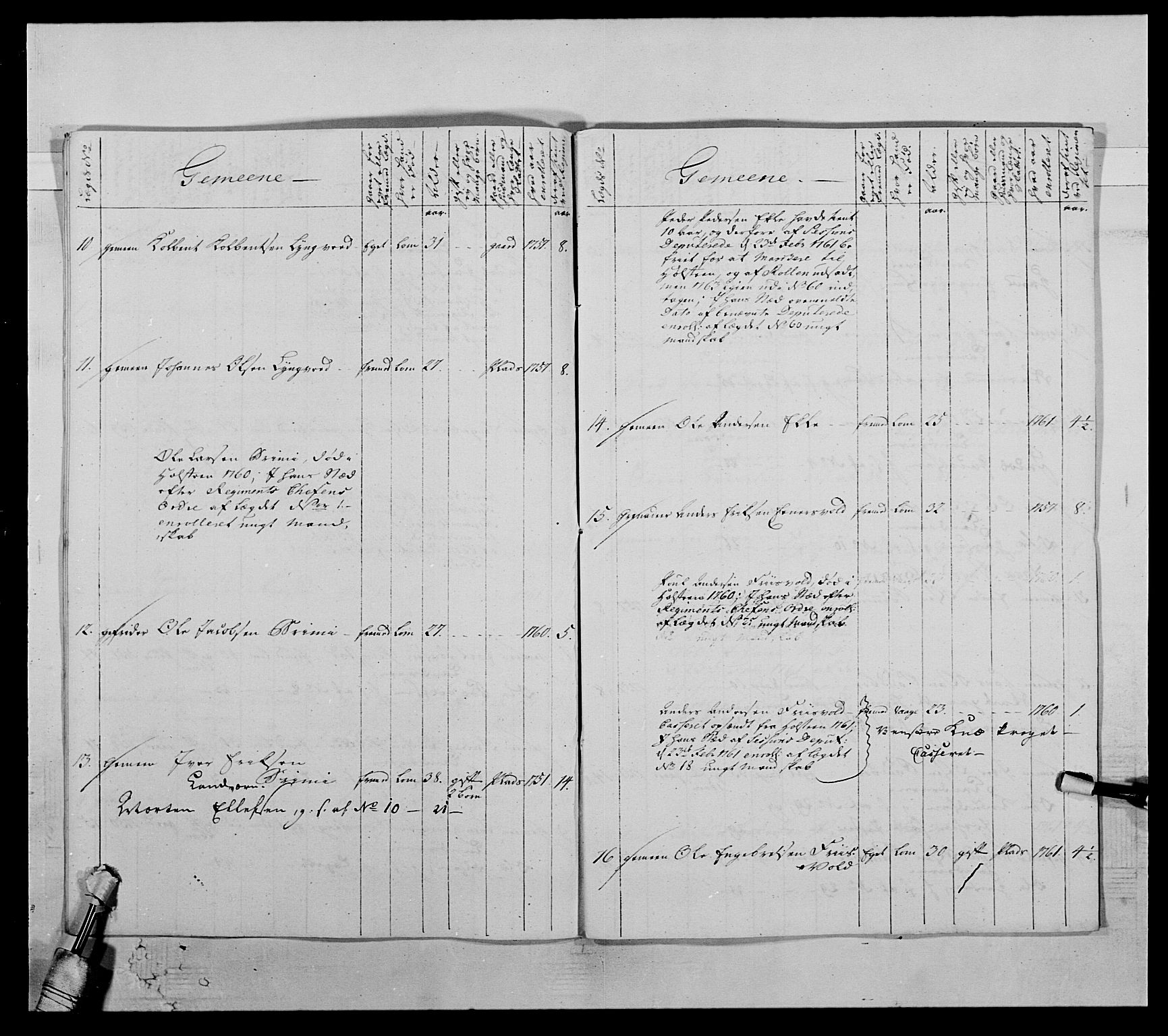 Kommanderende general (KG I) med Det norske krigsdirektorium, AV/RA-EA-5419/E/Ea/L0503b: 1. Opplandske regiment, 1764-1765, s. 404