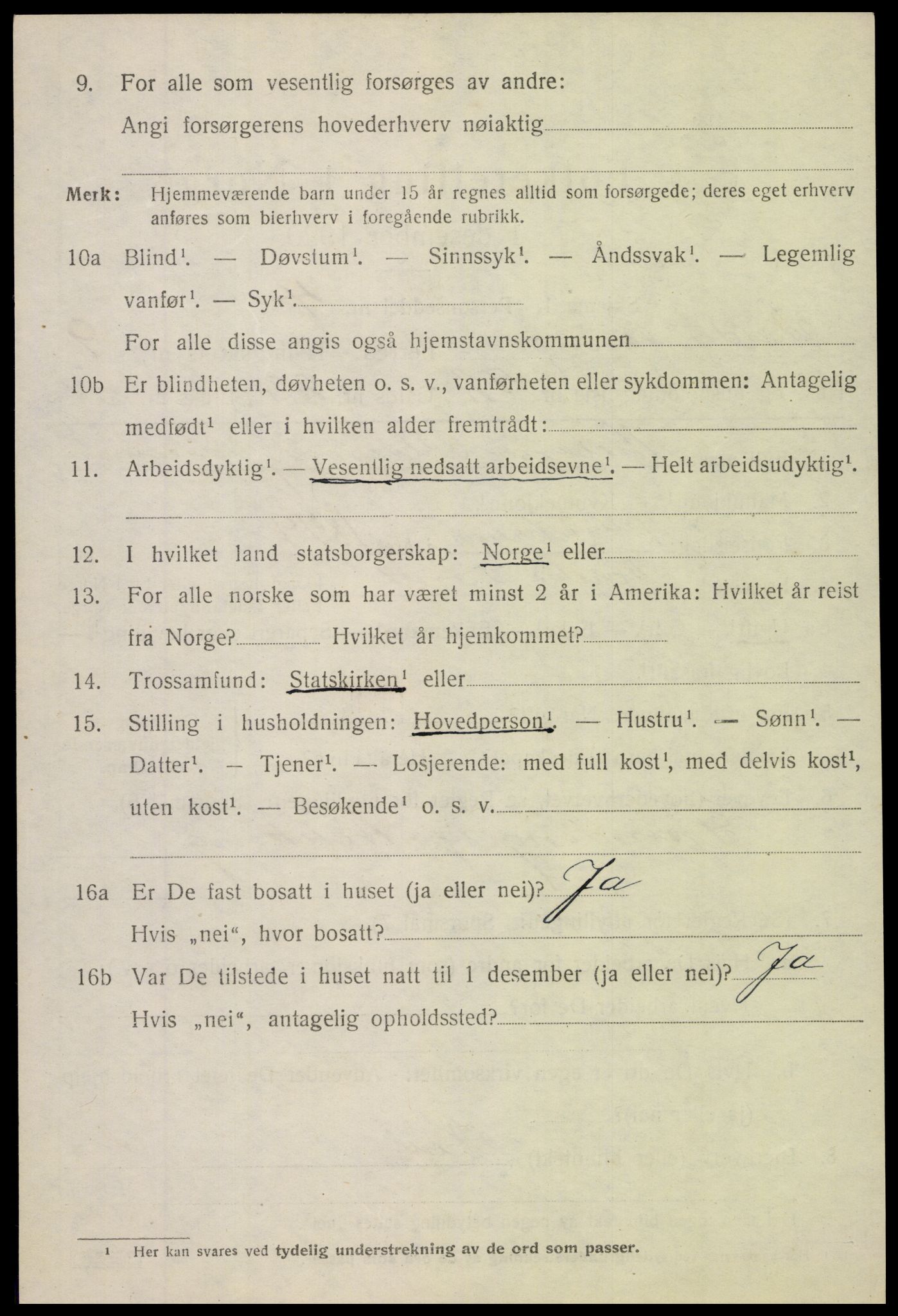 SAH, Folketelling 1920 for 0538 Nordre Land herred, 1920, s. 5261