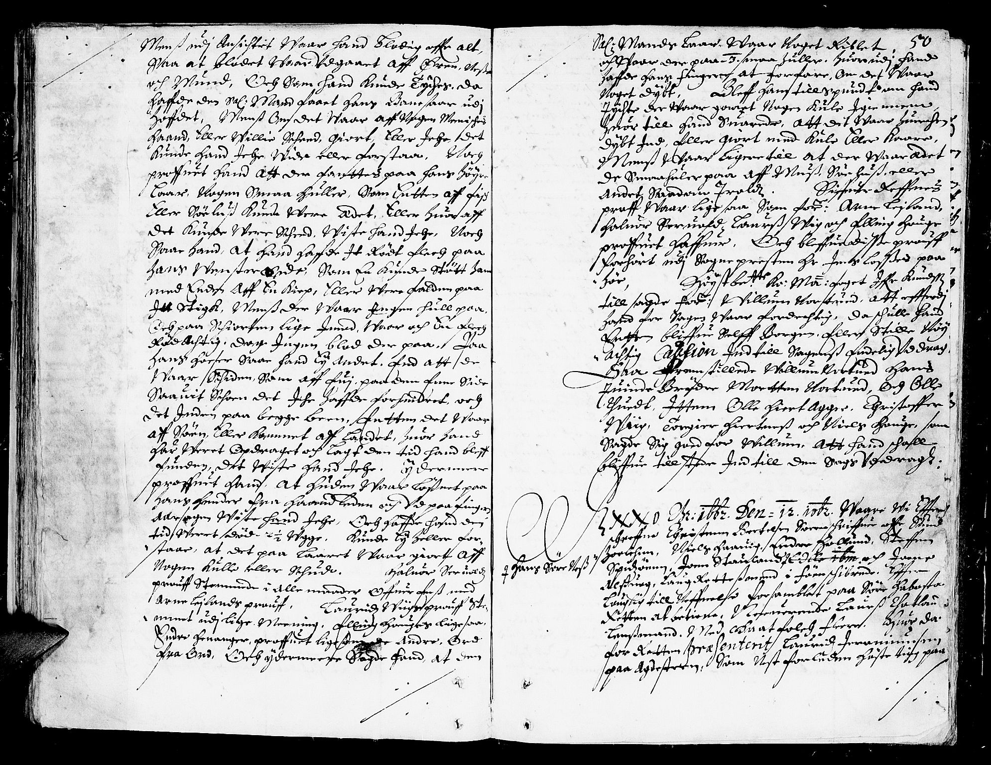 Sunnhordland sorenskrivar, SAB/A-2401/1/F/Faa/L0008: Tingbøker, 1662, s. 49b-50a