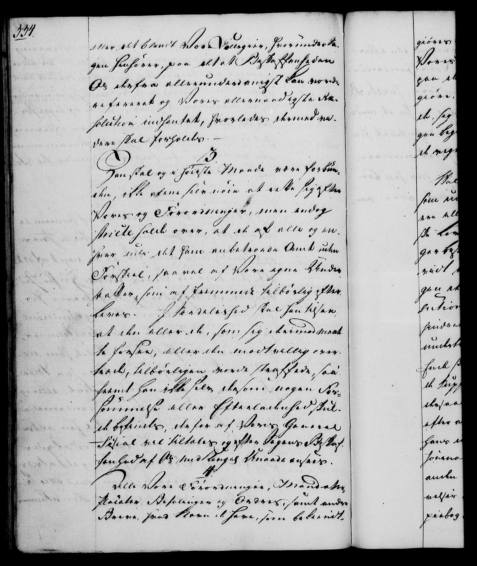 Rentekammeret, Kammerkanselliet, AV/RA-EA-3111/G/Gg/Ggi/L0003: Norsk instruksjonsprotokoll med register (merket RK 53.36), 1751-1775, s. 334
