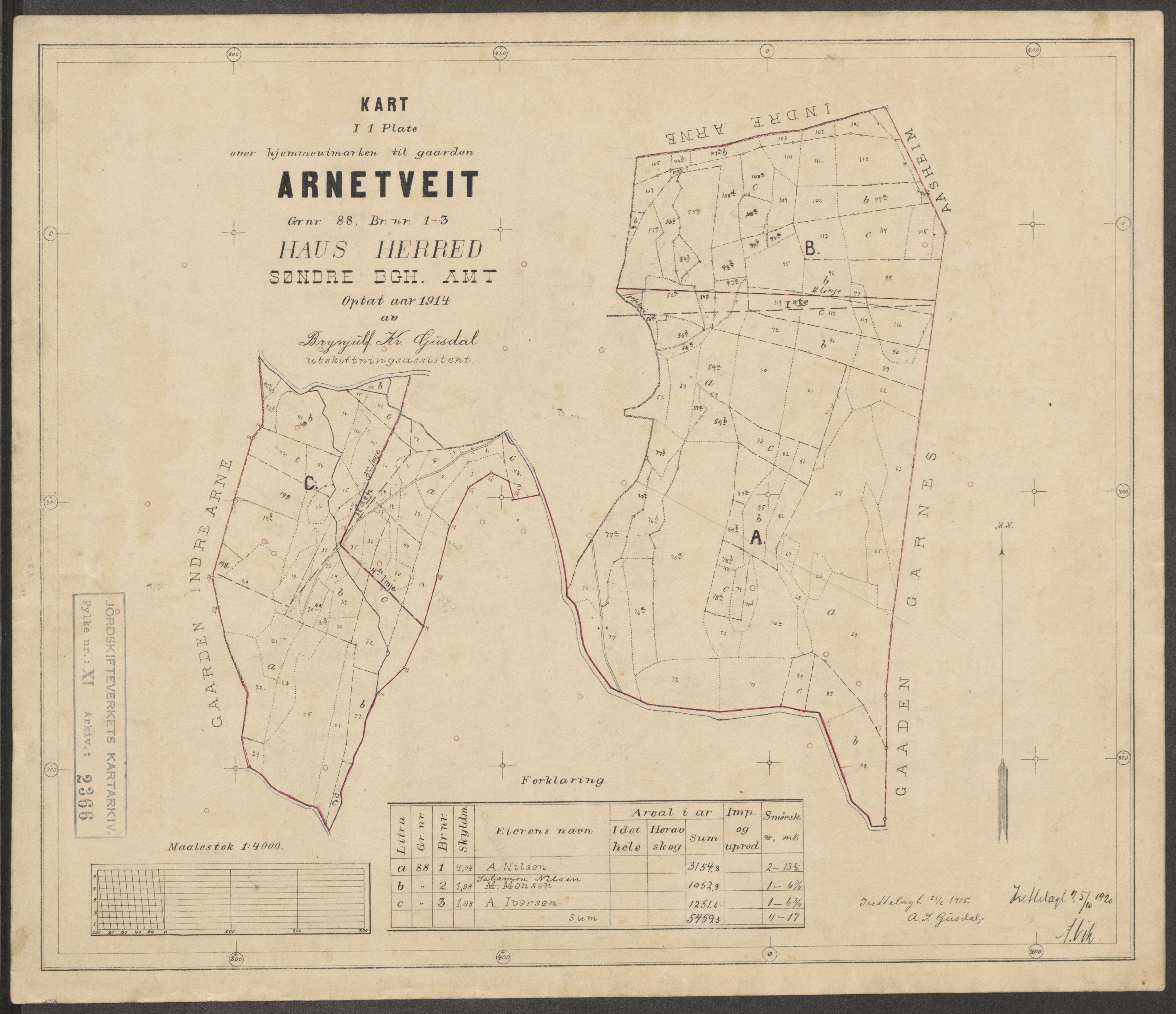 Jordskifteverkets kartarkiv, AV/RA-S-3929/T, 1859-1988, s. 2647