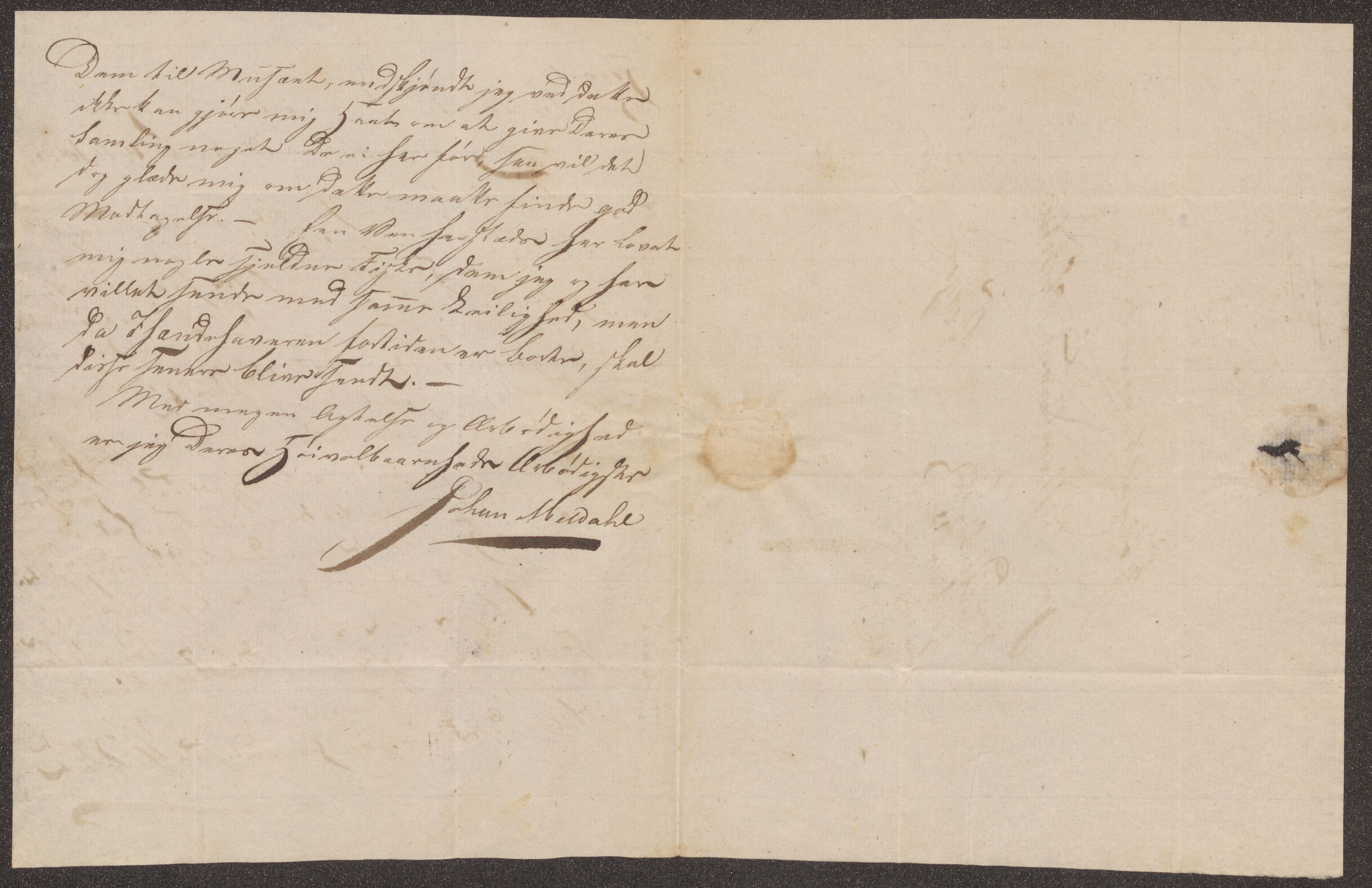 Bergens Museum, UMB/A007/D/Da/L0007/0003: Brevsamling 1834 - 1835 / Brevsamling 1835, 1835