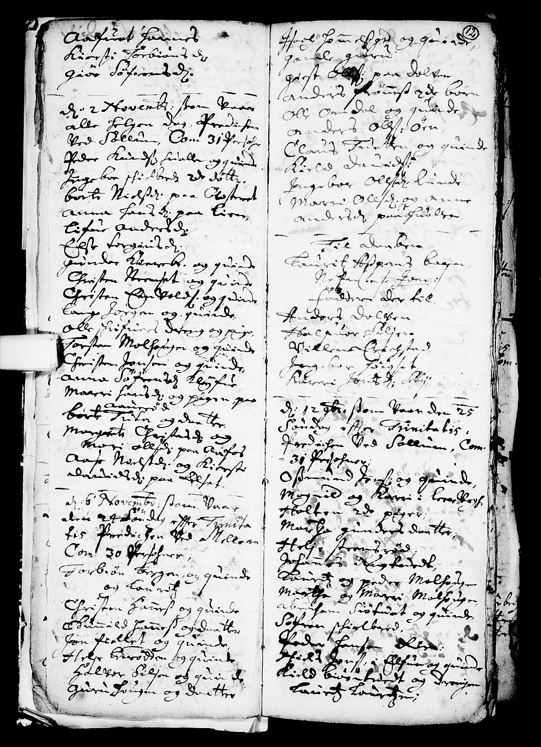 Solum kirkebøker, AV/SAKO-A-306/F/Fa/L0001: Ministerialbok nr. I 1, 1701-1716, s. 12