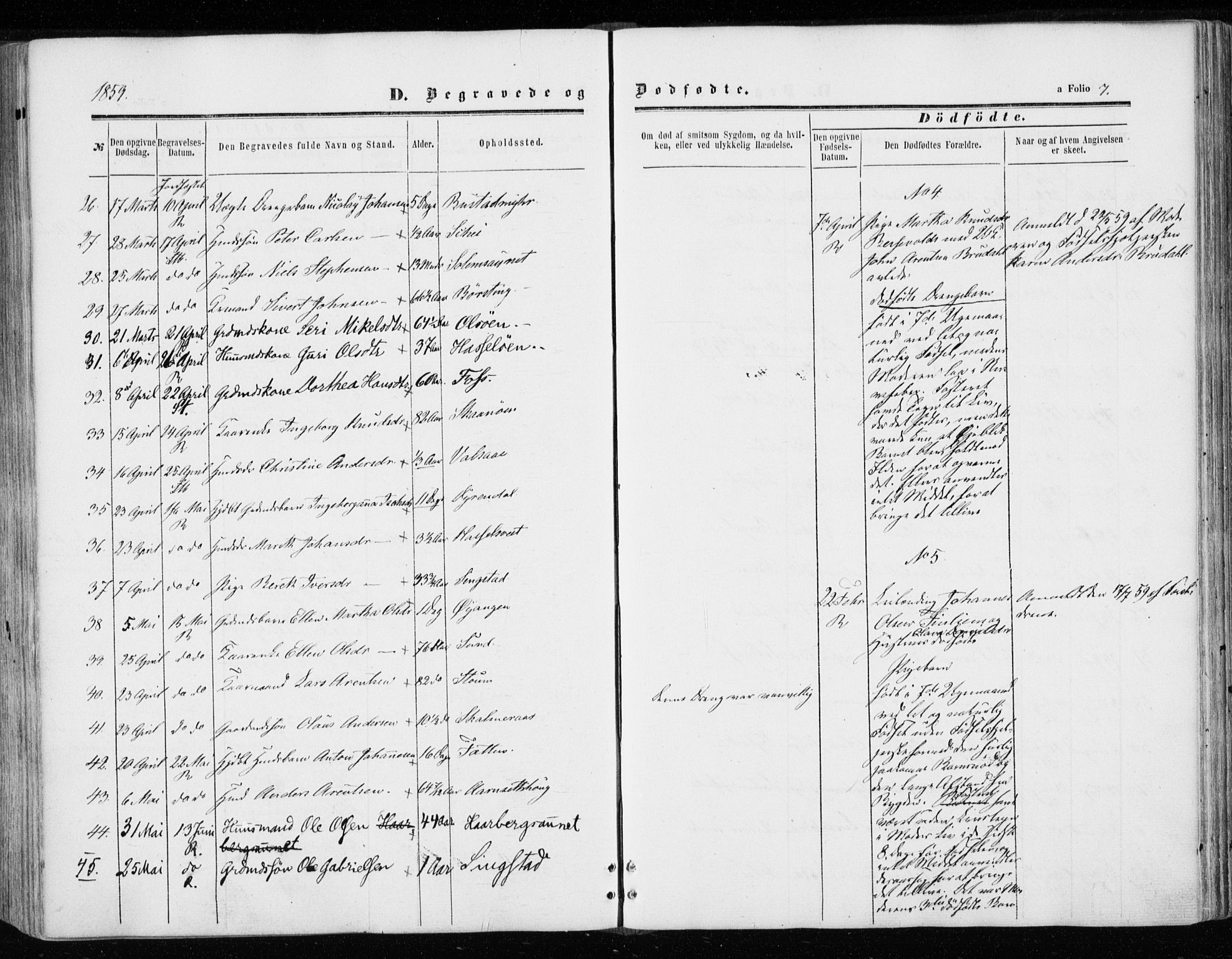 Ministerialprotokoller, klokkerbøker og fødselsregistre - Sør-Trøndelag, SAT/A-1456/646/L0612: Ministerialbok nr. 646A10, 1858-1869, s. 7
