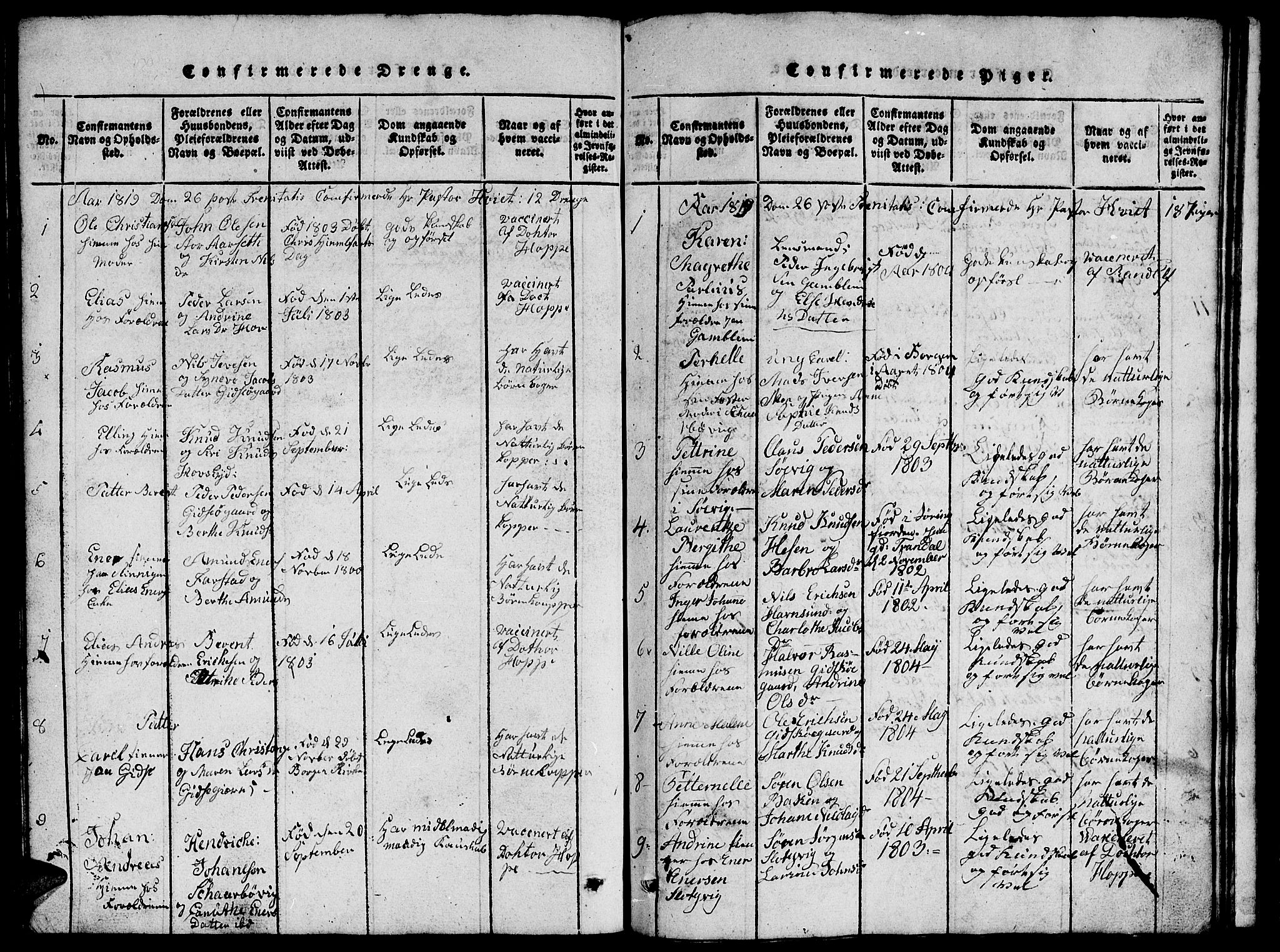 Ministerialprotokoller, klokkerbøker og fødselsregistre - Møre og Romsdal, AV/SAT-A-1454/528/L0423: Klokkerbok nr. 528C04, 1816-1827