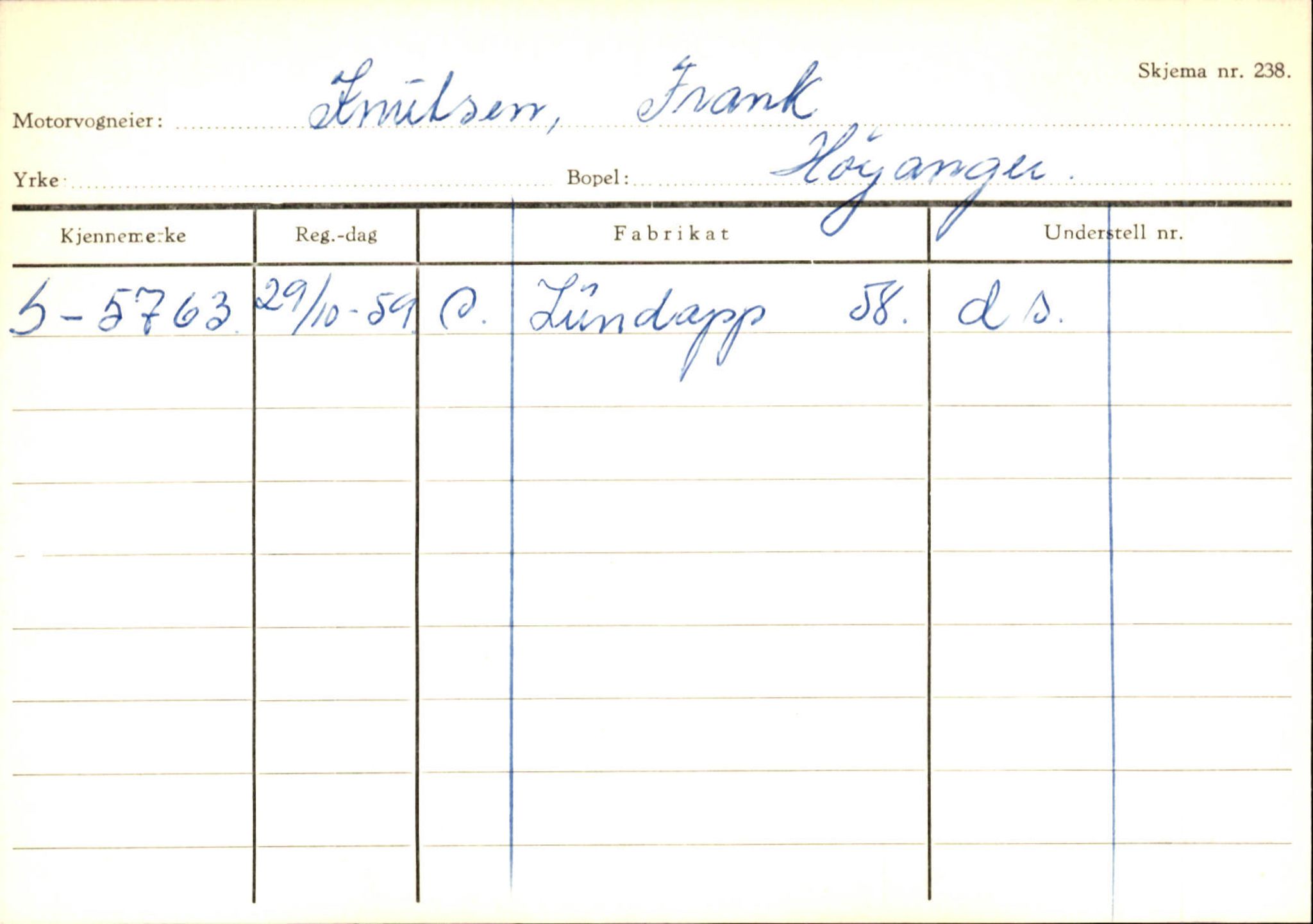 Statens vegvesen, Sogn og Fjordane vegkontor, AV/SAB-A-5301/4/F/L0130: Eigarregister Eid T-Å. Høyanger A-O, 1945-1975, s. 1791