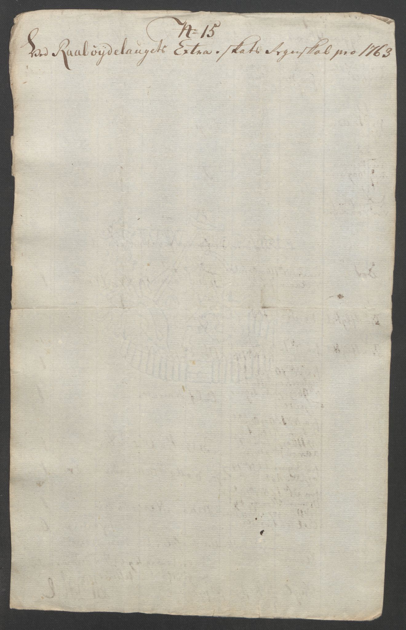 Rentekammeret inntil 1814, Reviderte regnskaper, Fogderegnskap, AV/RA-EA-4092/R40/L2517: Ekstraskatten Råbyggelag, 1762-1763, s. 321