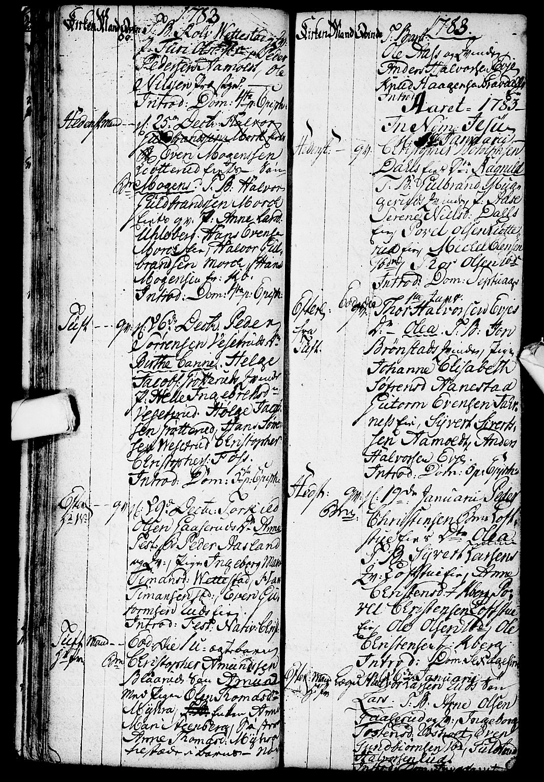 Sandsvær kirkebøker, AV/SAKO-A-244/G/Ga/L0001: Klokkerbok nr. I 1, 1775-1786