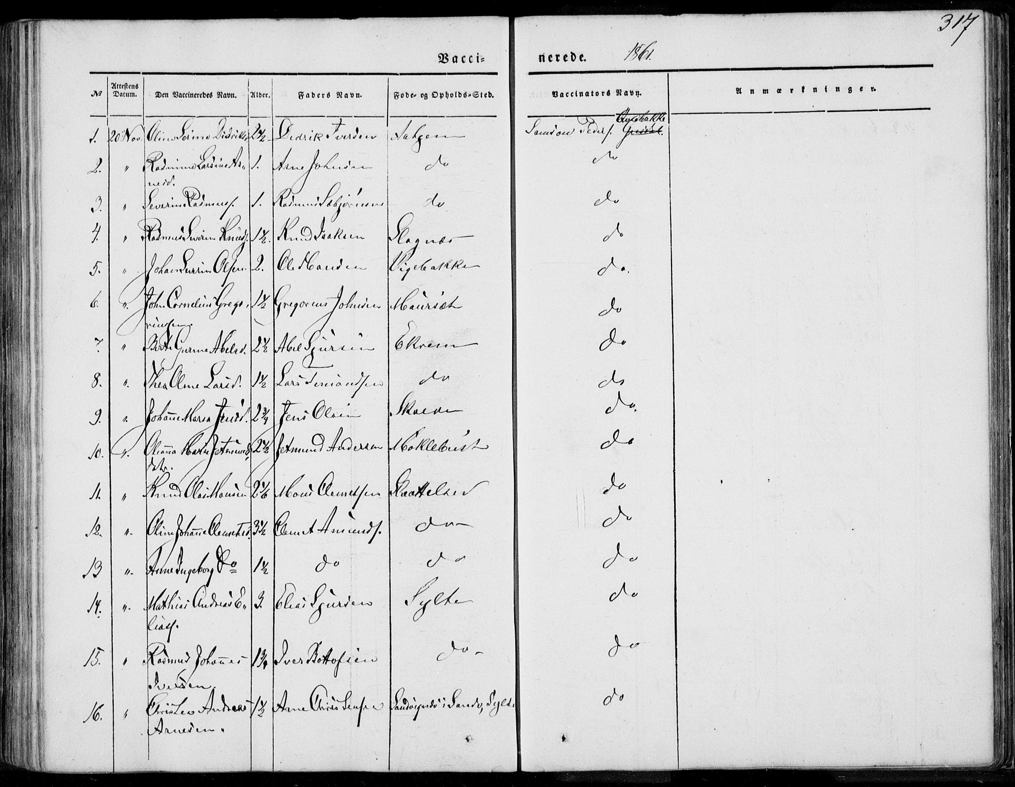 Ministerialprotokoller, klokkerbøker og fødselsregistre - Møre og Romsdal, AV/SAT-A-1454/501/L0006: Ministerialbok nr. 501A06, 1844-1868, s. 317