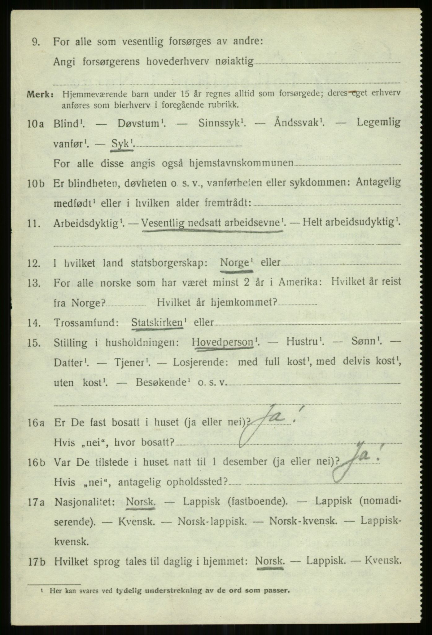 SATØ, Folketelling 1920 for 1935 Helgøy herred, 1920, s. 2562