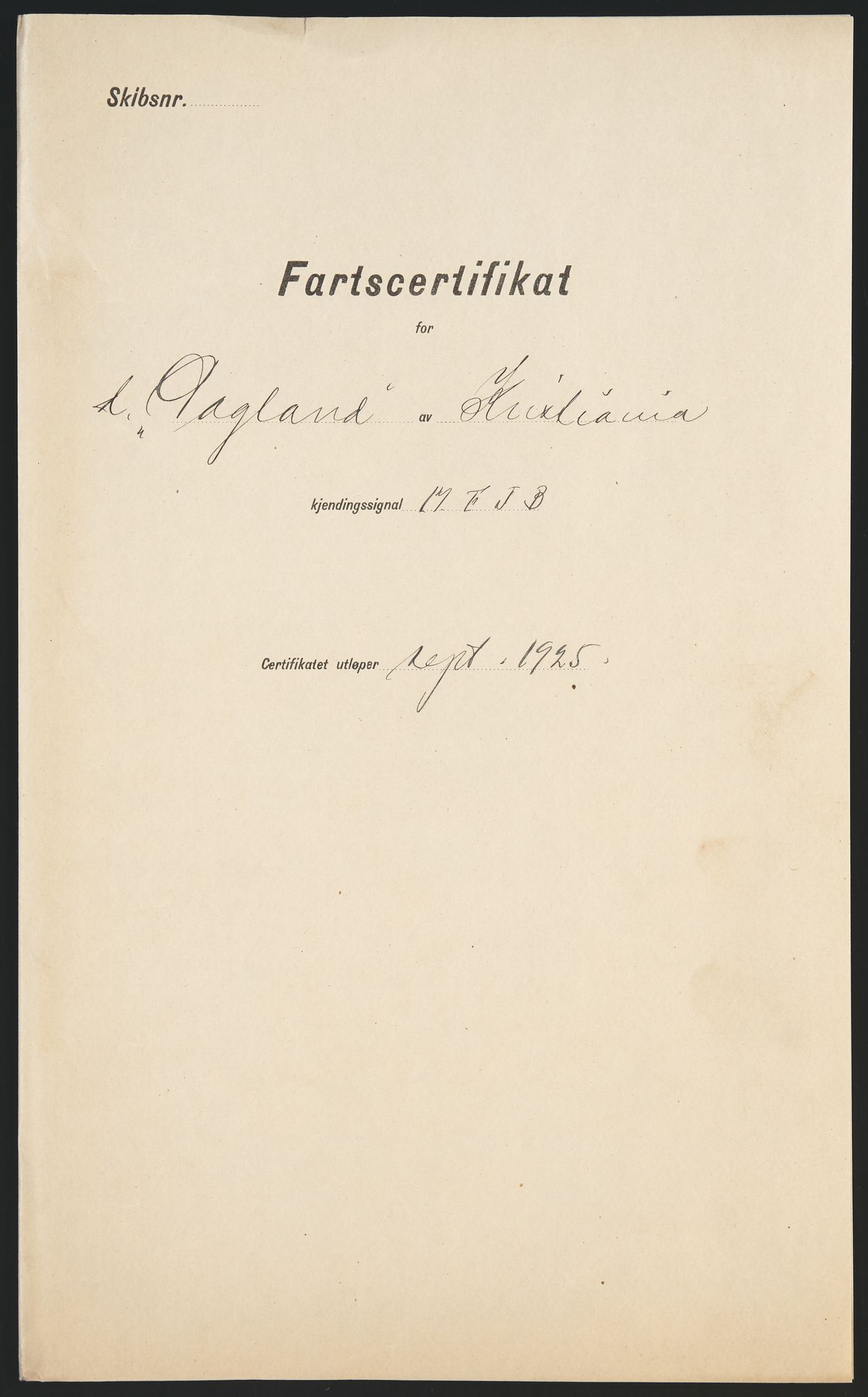 Sjøfartsdirektoratet med forløpere, skipsmapper slettede skip, AV/RA-S-4998/F/Fa/L0225: --, 1867-1925, s. 357