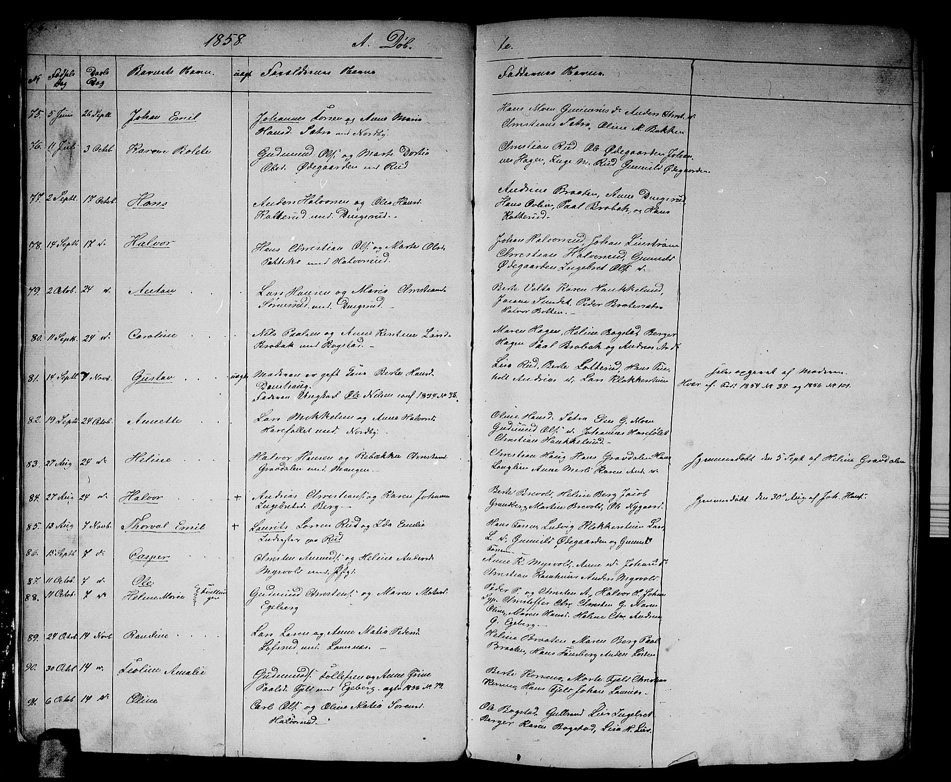 Aurskog prestekontor Kirkebøker, AV/SAO-A-10304a/G/Ga/L0003: Klokkerbok nr. I 3, 1858-1883, s. 6