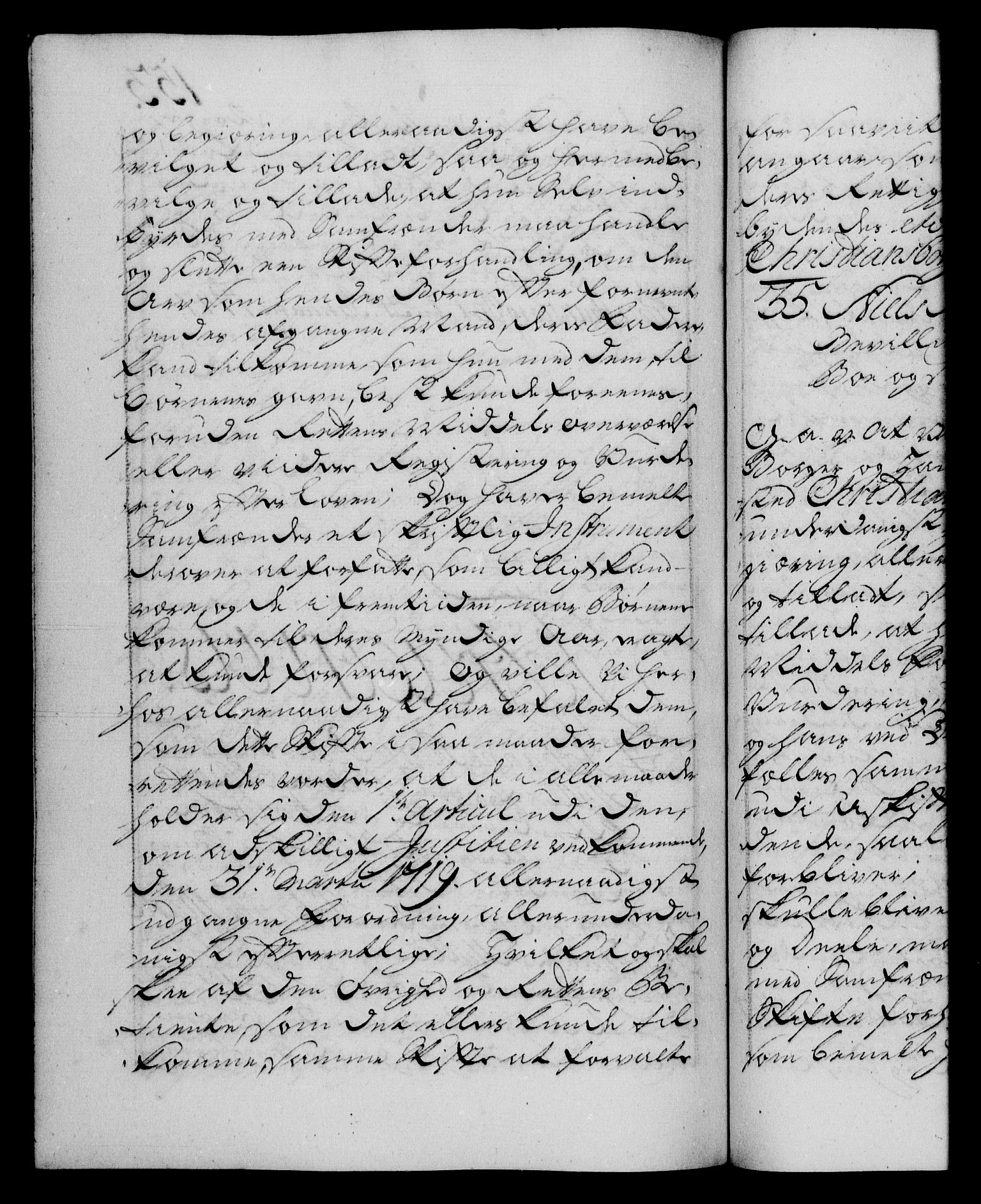 Danske Kanselli 1572-1799, RA/EA-3023/F/Fc/Fca/Fcaa/L0035: Norske registre, 1746-1748, s. 153b