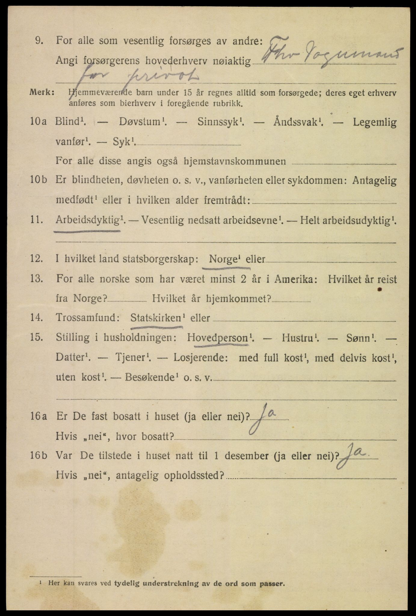 SAK, Folketelling 1920 for 0903 Arendal kjøpstad, 1920, s. 13129