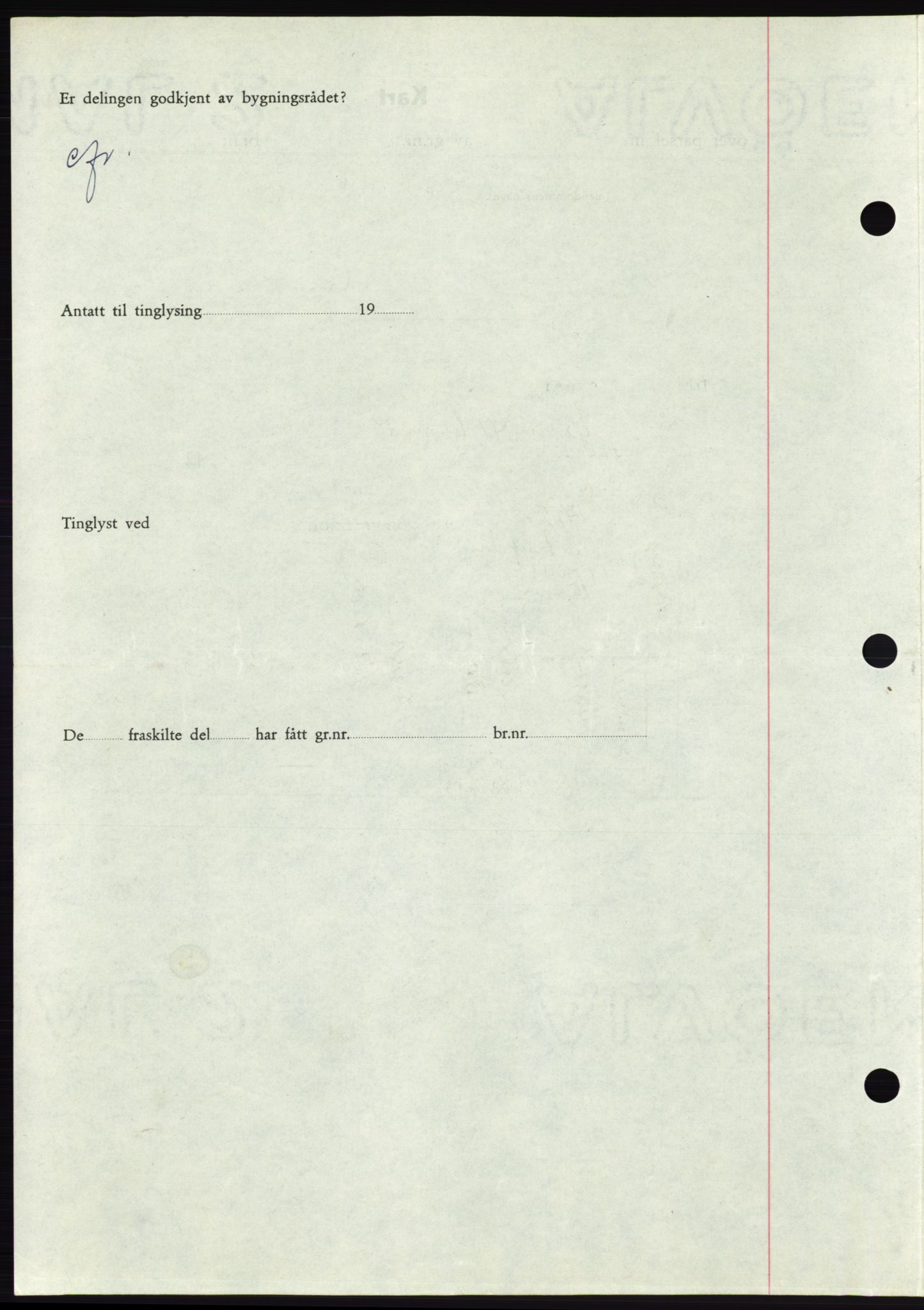 Søre Sunnmøre sorenskriveri, AV/SAT-A-4122/1/2/2C/L0078: Pantebok nr. 4A, 1946-1946, Dagboknr: 460/1946