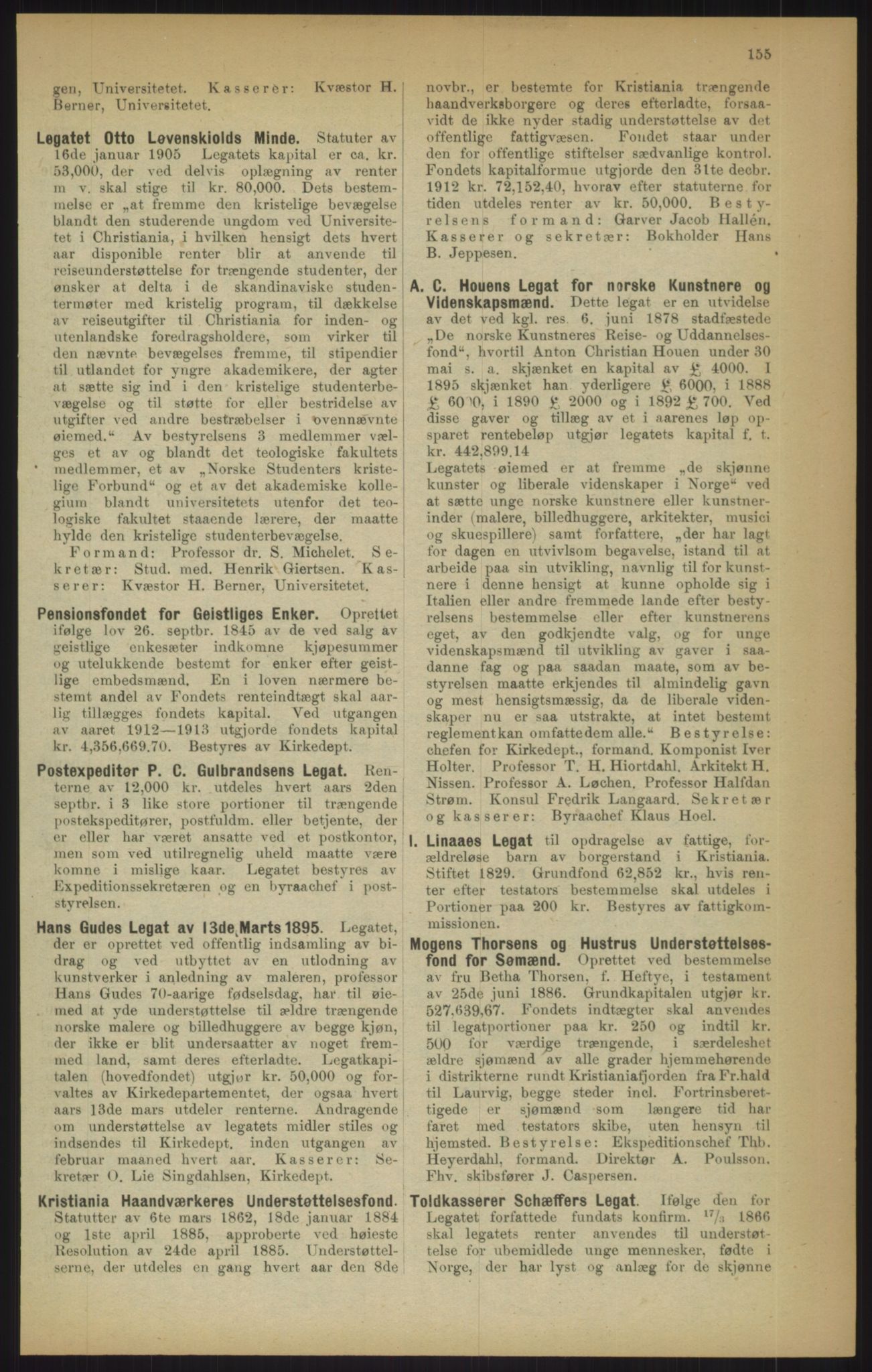 Kristiania/Oslo adressebok, PUBL/-, 1915, s. 155
