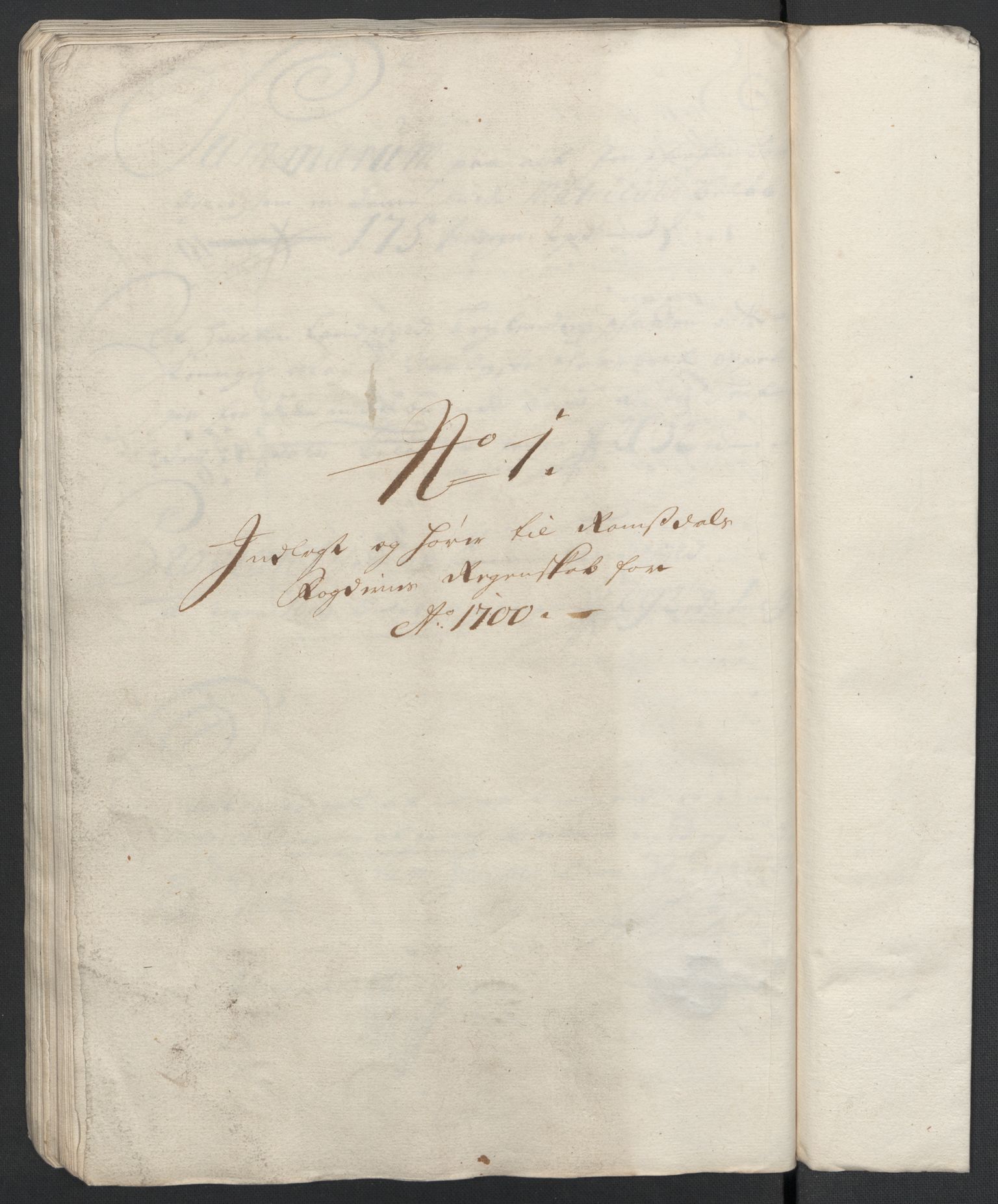 Rentekammeret inntil 1814, Reviderte regnskaper, Fogderegnskap, RA/EA-4092/R55/L3654: Fogderegnskap Romsdal, 1699-1700, s. 268