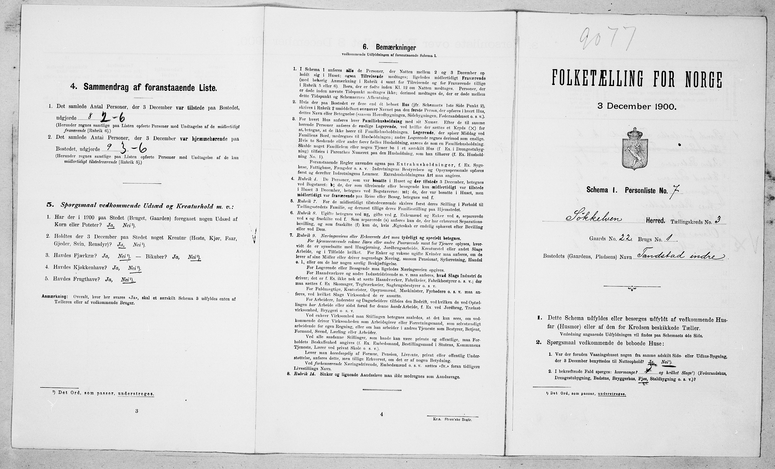 SAT, Folketelling 1900 for 1528 Sykkylven herred, 1900, s. 379