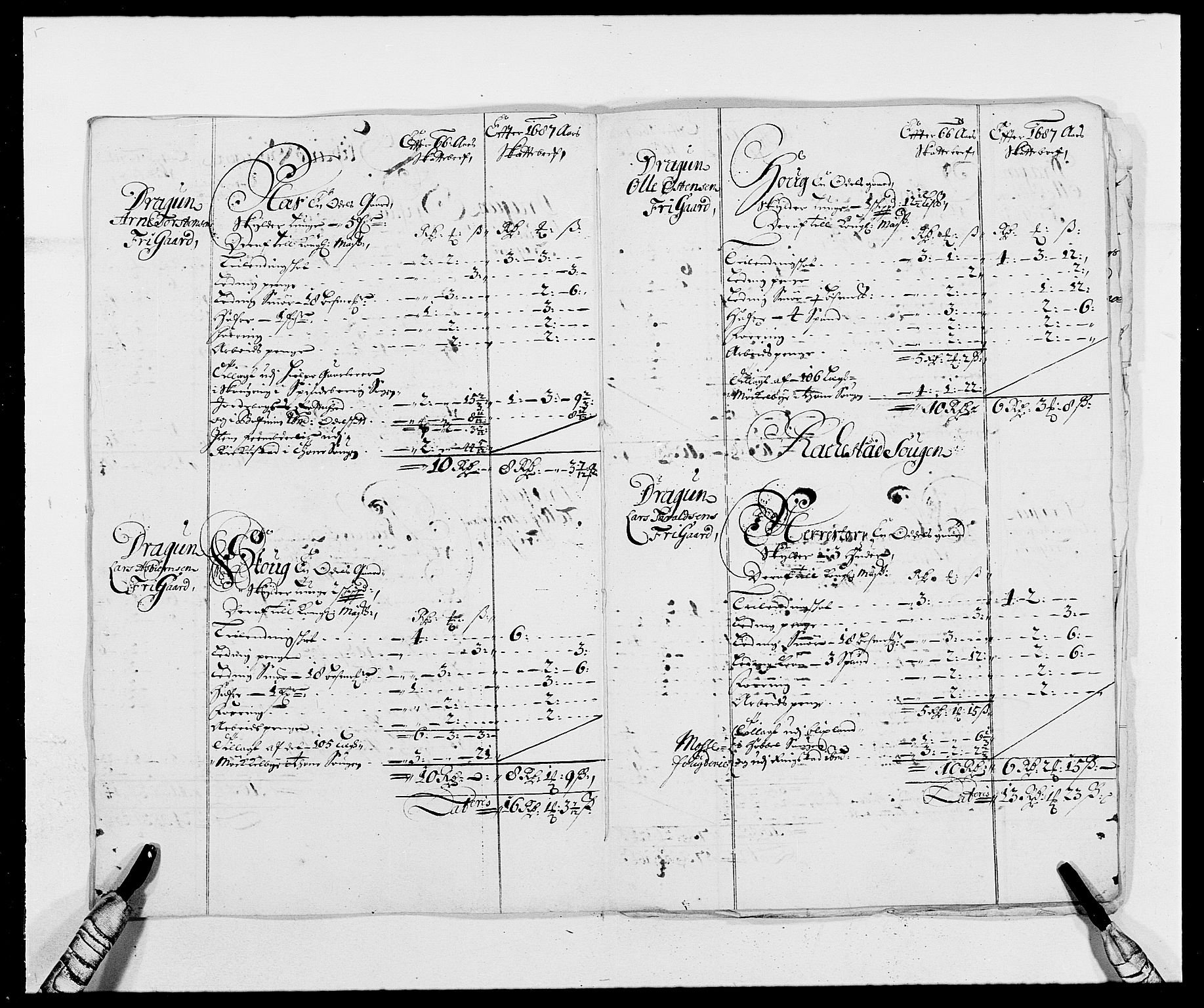 Rentekammeret inntil 1814, Reviderte regnskaper, Fogderegnskap, AV/RA-EA-4092/R05/L0276: Fogderegnskap Rakkestad, 1683-1688, s. 314