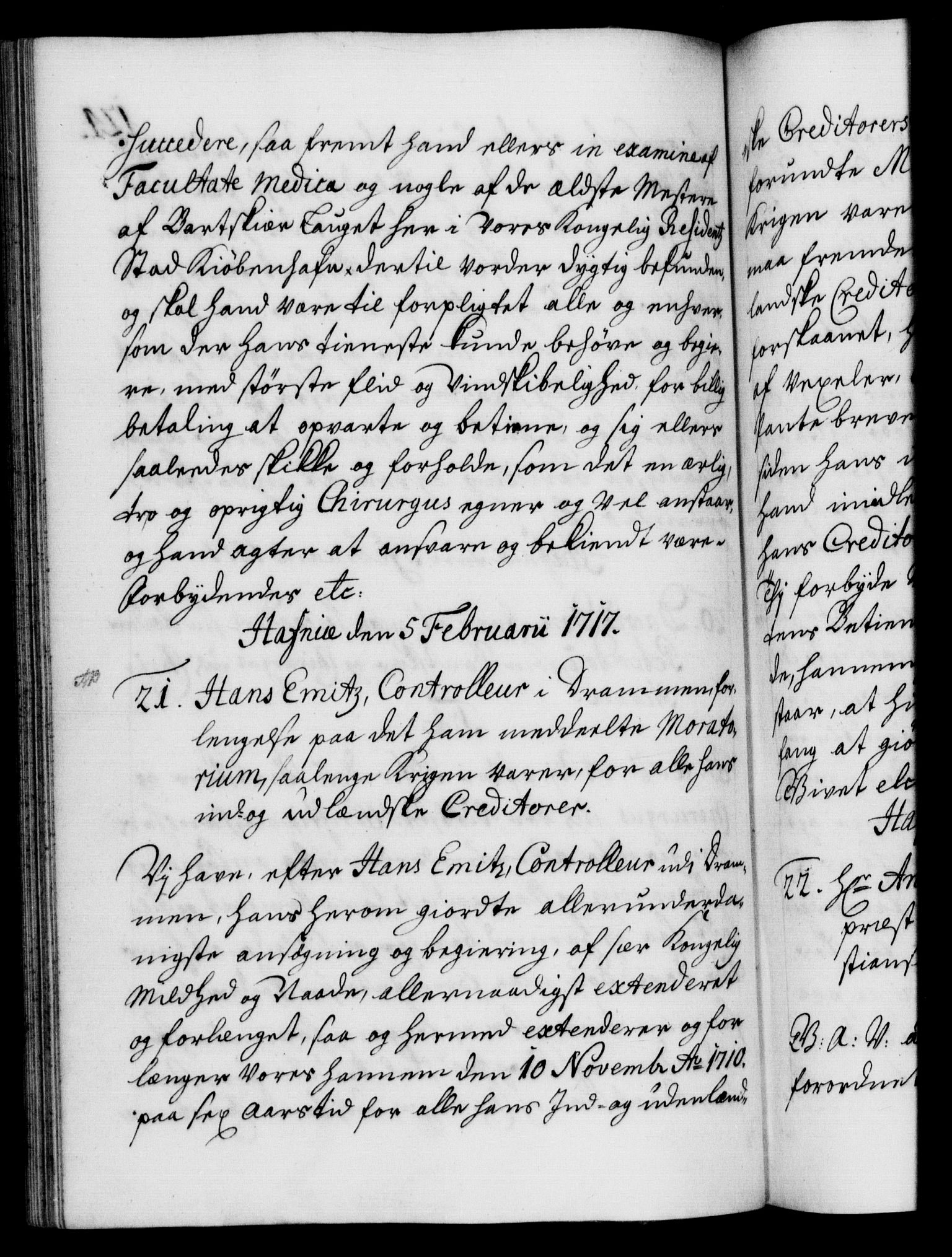 Danske Kanselli 1572-1799, AV/RA-EA-3023/F/Fc/Fca/Fcaa/L0022: Norske registre, 1716-1719, s. 124b