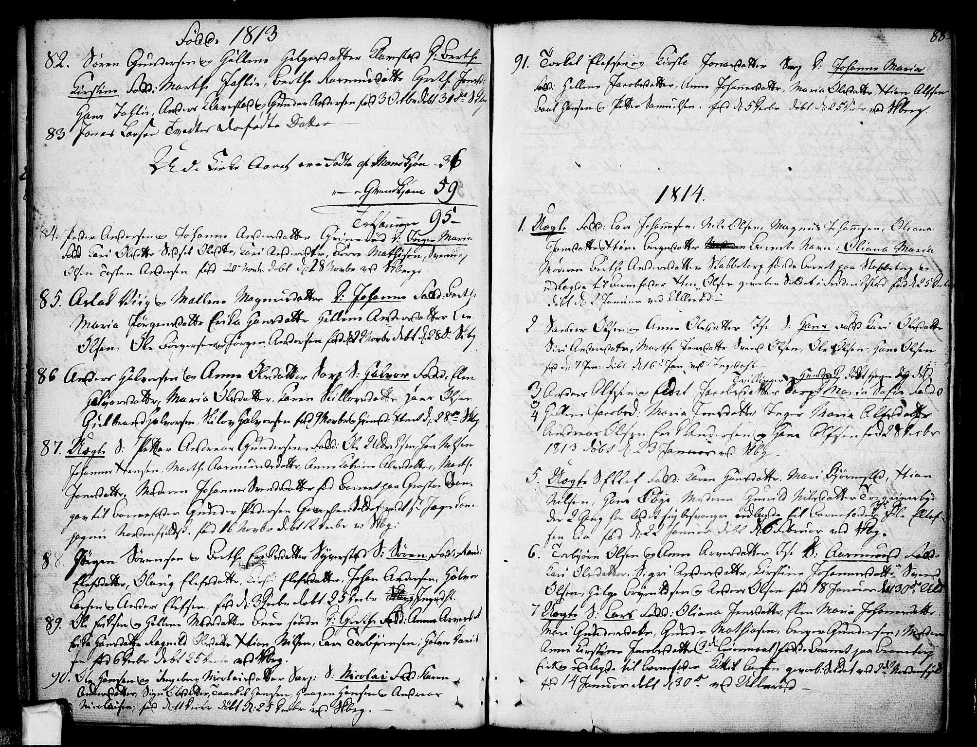 Skjeberg prestekontor Kirkebøker, AV/SAO-A-10923/F/Fa/L0003: Ministerialbok nr. I 3, 1792-1814, s. 88