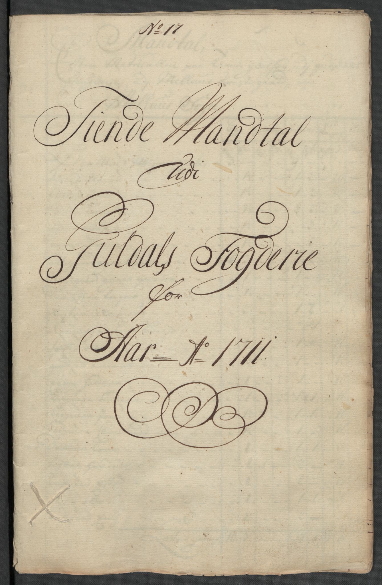 Rentekammeret inntil 1814, Reviderte regnskaper, Fogderegnskap, AV/RA-EA-4092/R60/L3961: Fogderegnskap Orkdal og Gauldal, 1711, s. 402