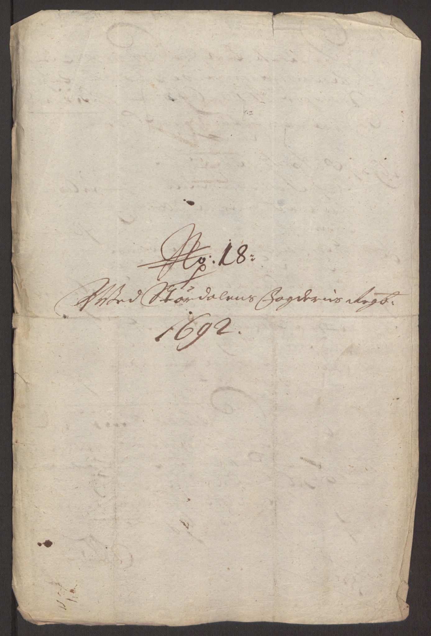Rentekammeret inntil 1814, Reviderte regnskaper, Fogderegnskap, RA/EA-4092/R62/L4185: Fogderegnskap Stjørdal og Verdal, 1692, s. 332