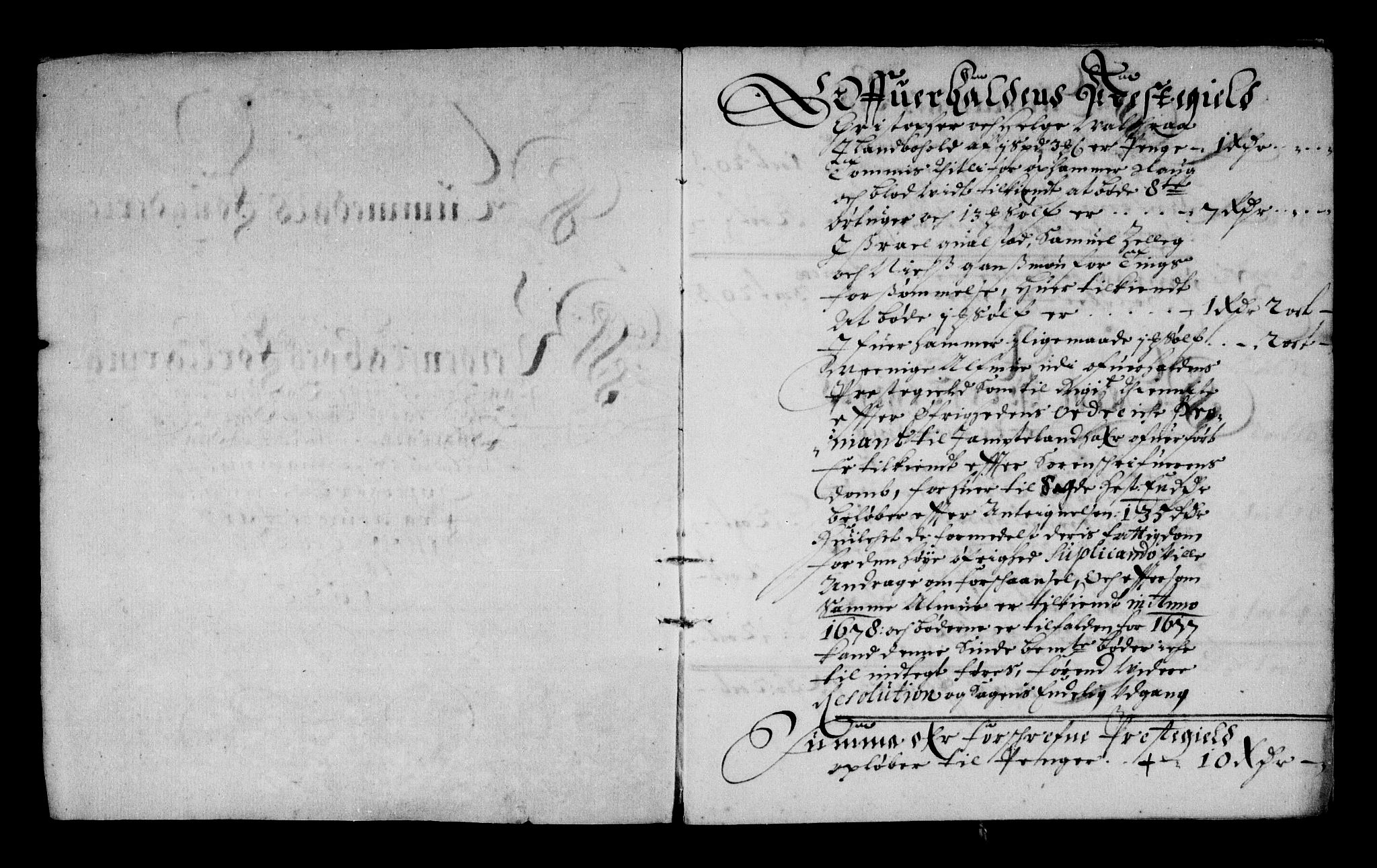 Rentekammeret inntil 1814, Reviderte regnskaper, Stiftamtstueregnskaper, Trondheim stiftamt og Nordland amt, AV/RA-EA-6044/R/Re/L0047: Trondheim stiftamt og Nordland amt, 1677