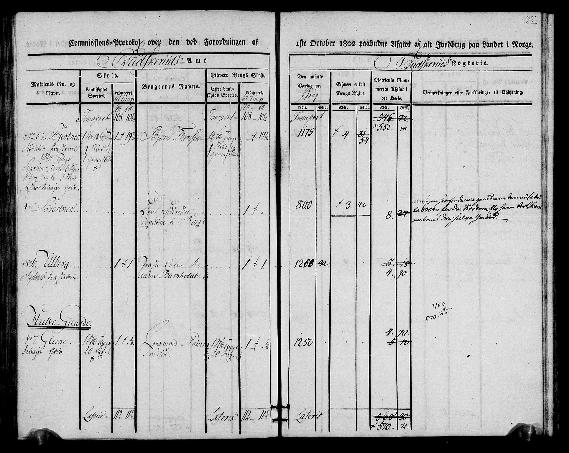 Rentekammeret inntil 1814, Realistisk ordnet avdeling, AV/RA-EA-4070/N/Ne/Nea/L0060: Buskerud fogderi. Kommisjonsprotokoll for Sigdal prestegjeld, 1803, s. 77