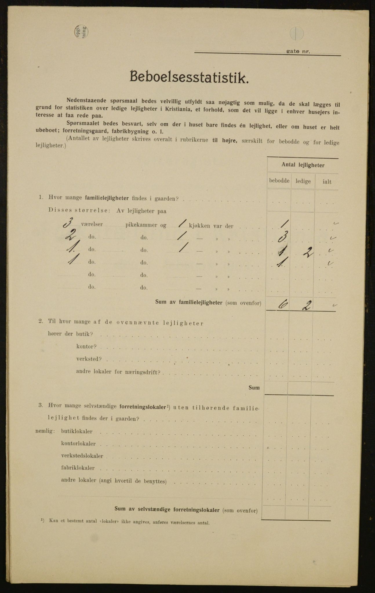 OBA, Kommunal folketelling 1.2.1909 for Kristiania kjøpstad, 1909, s. 74115