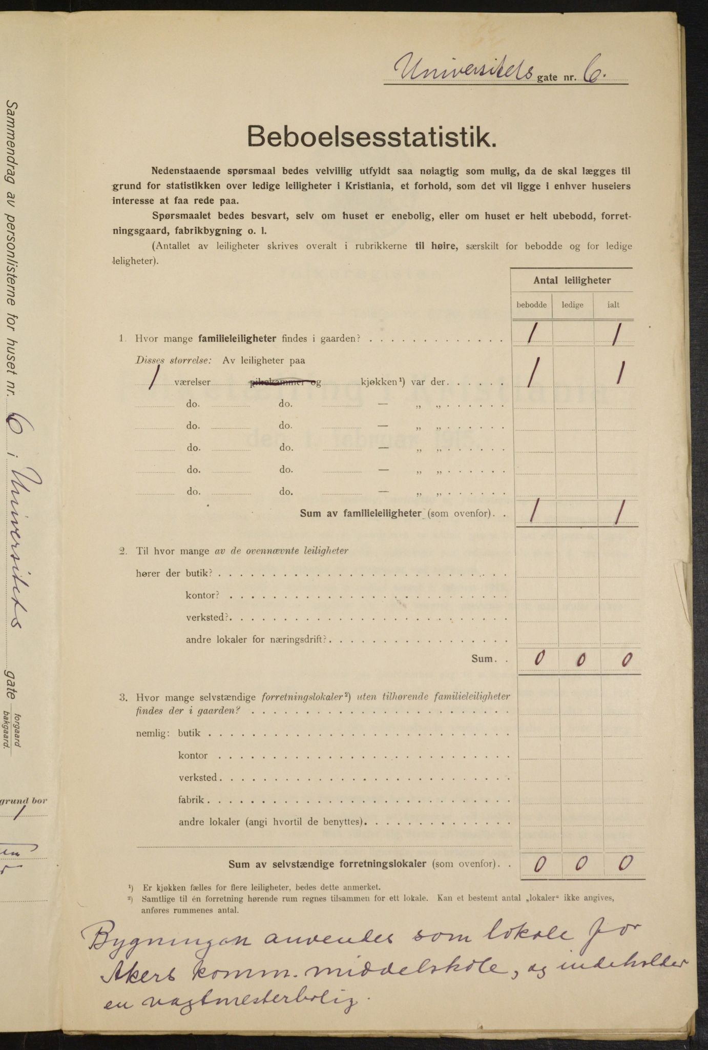 OBA, Kommunal folketelling 1.2.1915 for Kristiania, 1915, s. 120624