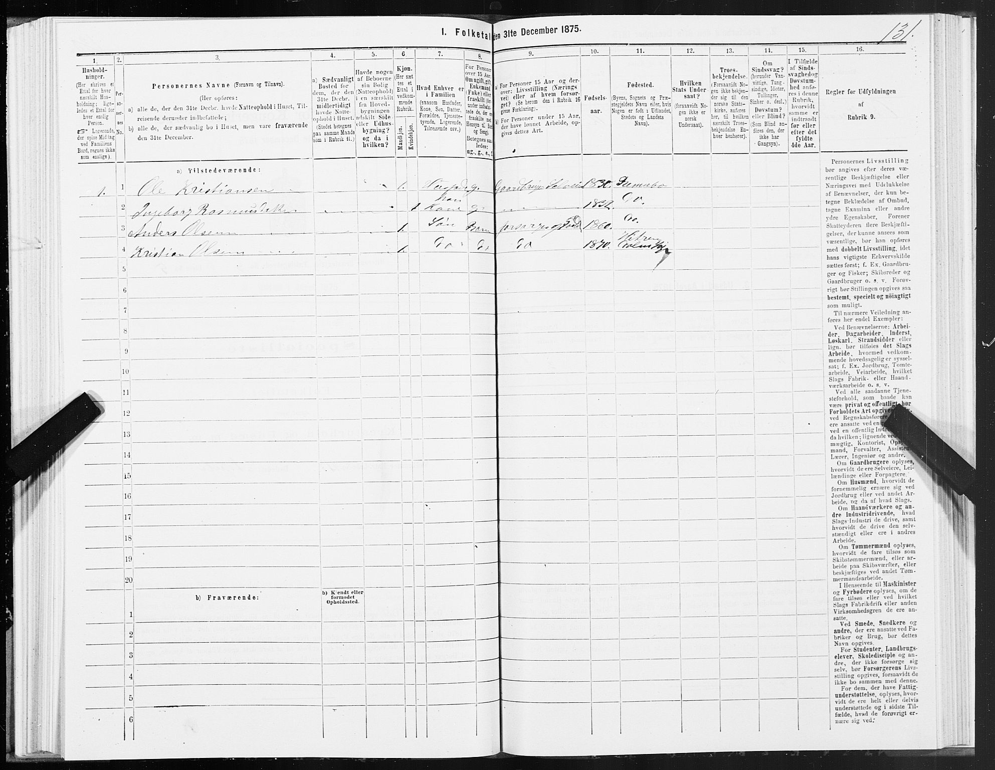 SAT, Folketelling 1875 for 1617P Hitra prestegjeld, 1875, s. 4131