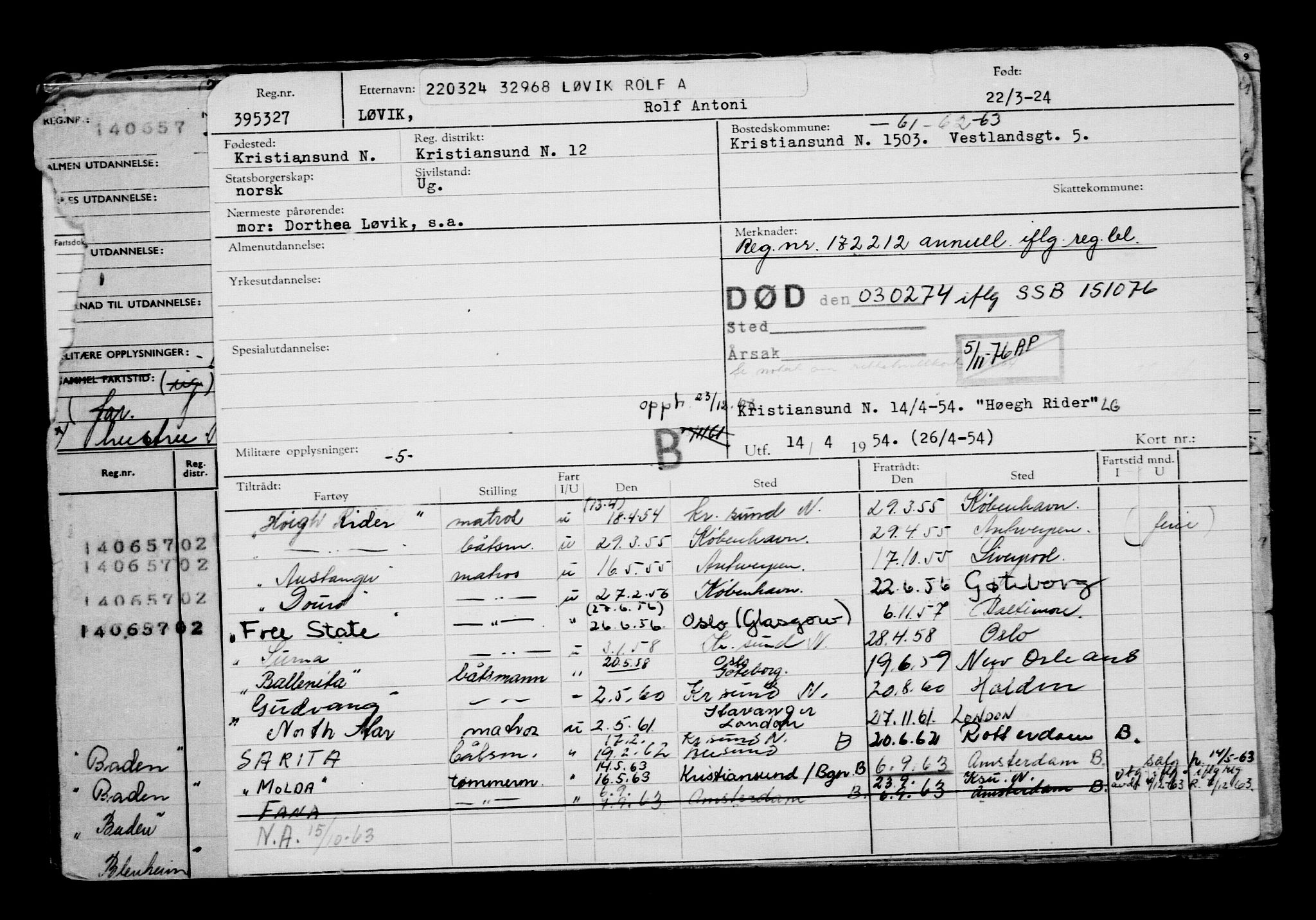 Direktoratet for sjømenn, AV/RA-S-3545/G/Gb/L0229: Hovedkort, 1924, s. 203