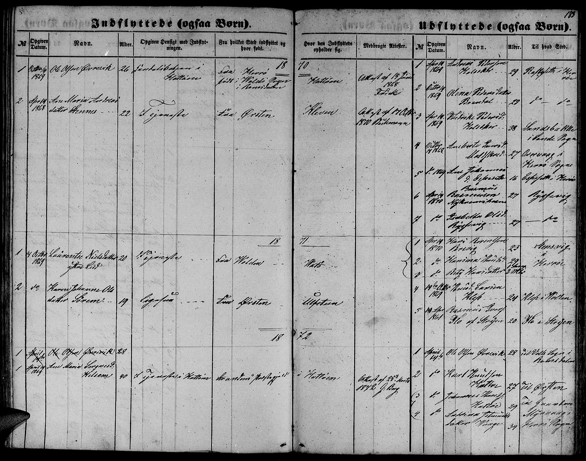 Ministerialprotokoller, klokkerbøker og fødselsregistre - Møre og Romsdal, SAT/A-1454/509/L0111: Klokkerbok nr. 509C01, 1854-1882, s. 183
