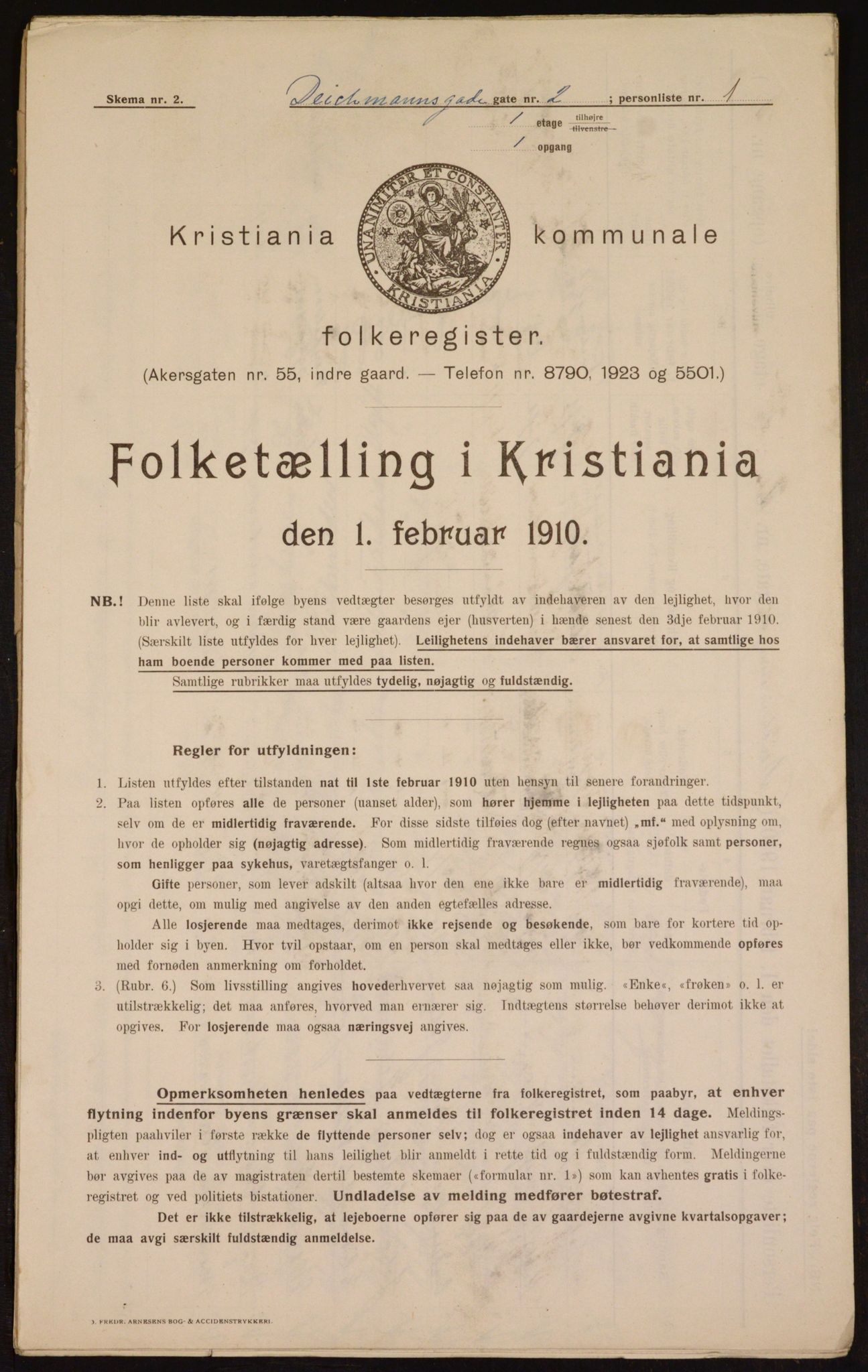 OBA, Kommunal folketelling 1.2.1910 for Kristiania, 1910, s. 14759