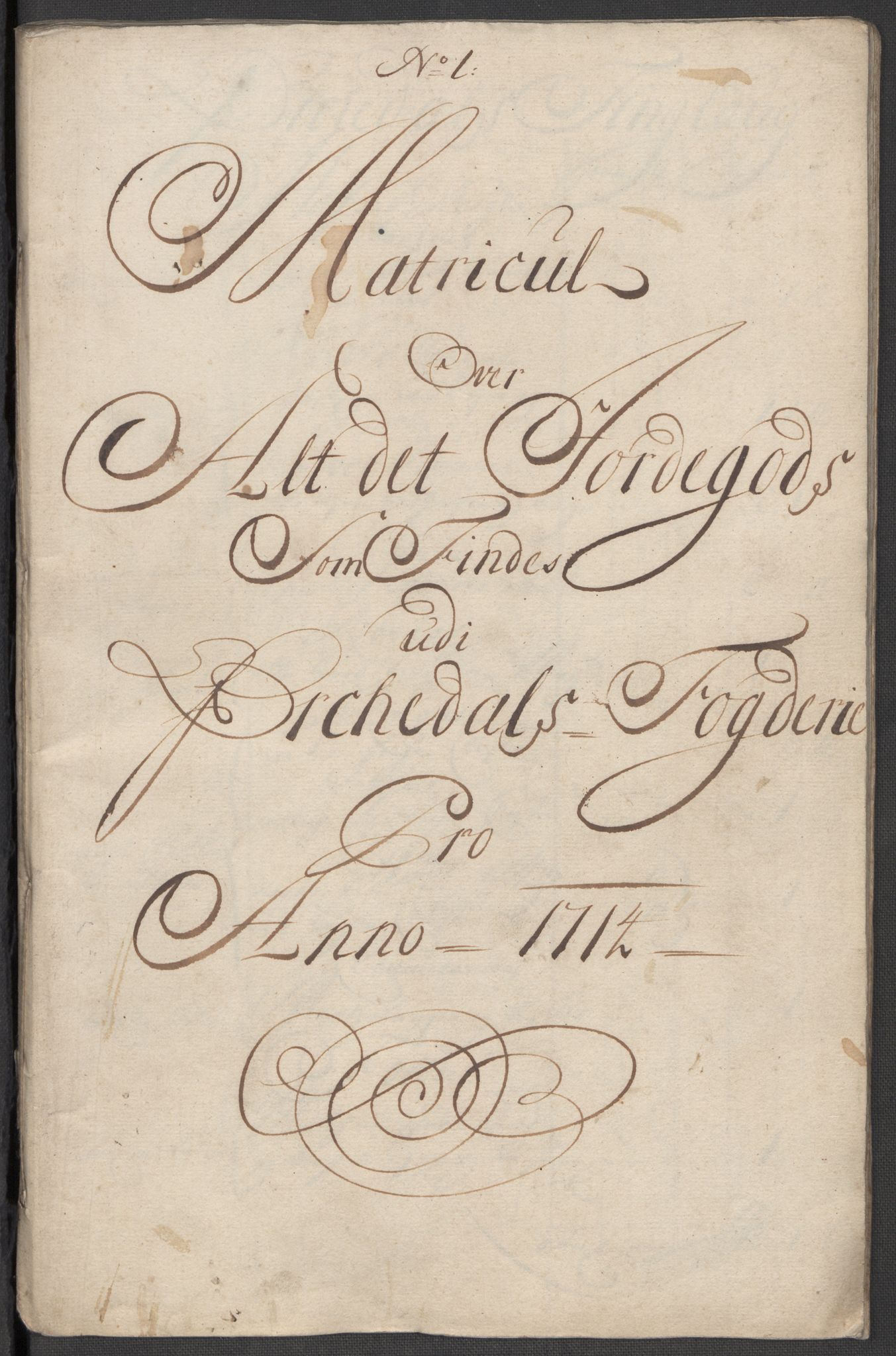 Rentekammeret inntil 1814, Reviderte regnskaper, Fogderegnskap, RA/EA-4092/R60/L3965: Fogderegnskap Orkdal og Gauldal, 1714, s. 23