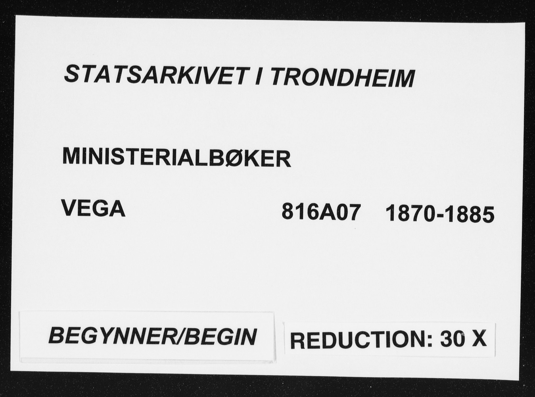 Ministerialprotokoller, klokkerbøker og fødselsregistre - Nordland, SAT/A-1459/816/L0241: Ministerialbok nr. 816A07, 1870-1885