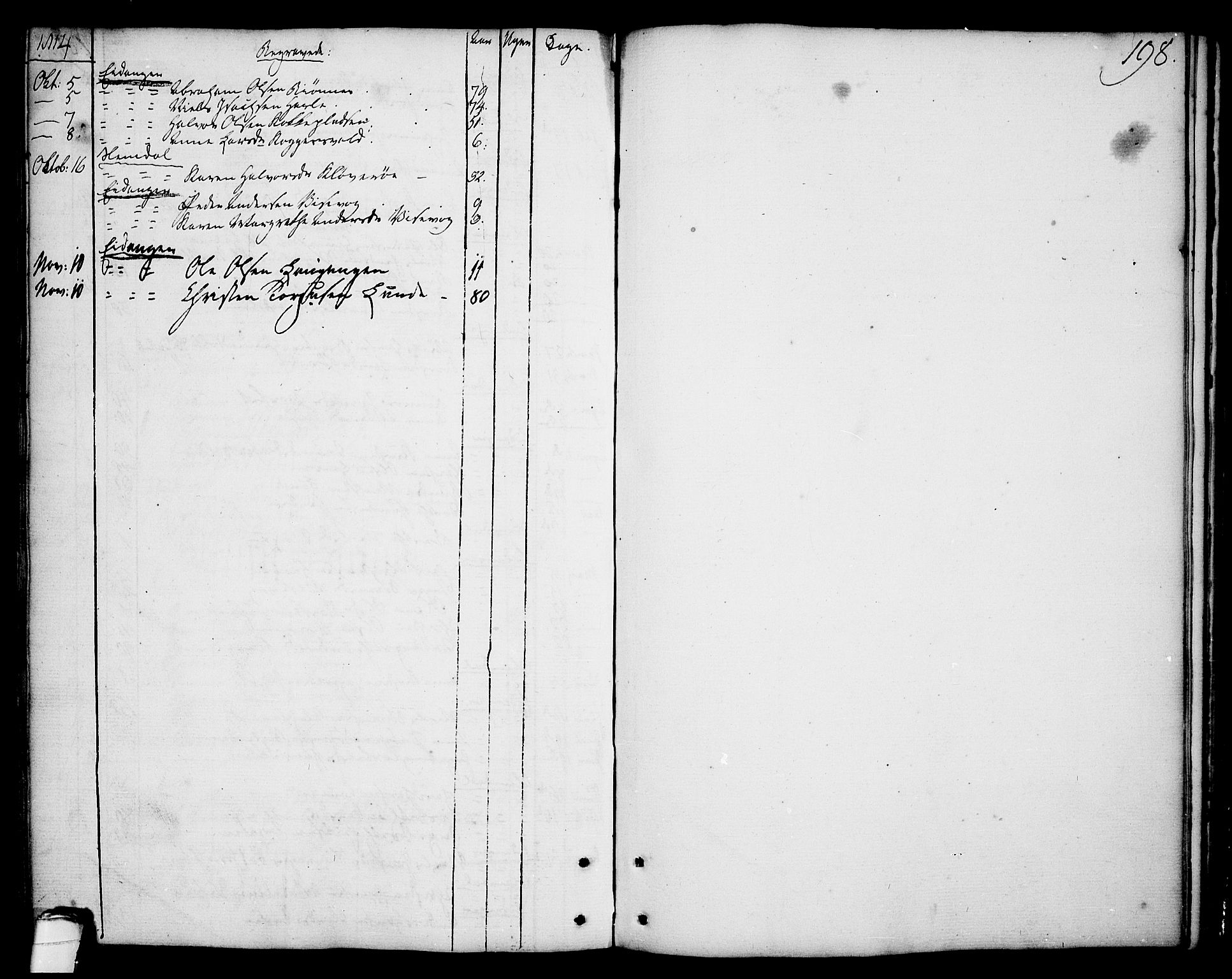 Eidanger kirkebøker, SAKO/A-261/F/Fa/L0006: Ministerialbok nr. 6, 1764-1814, s. 198