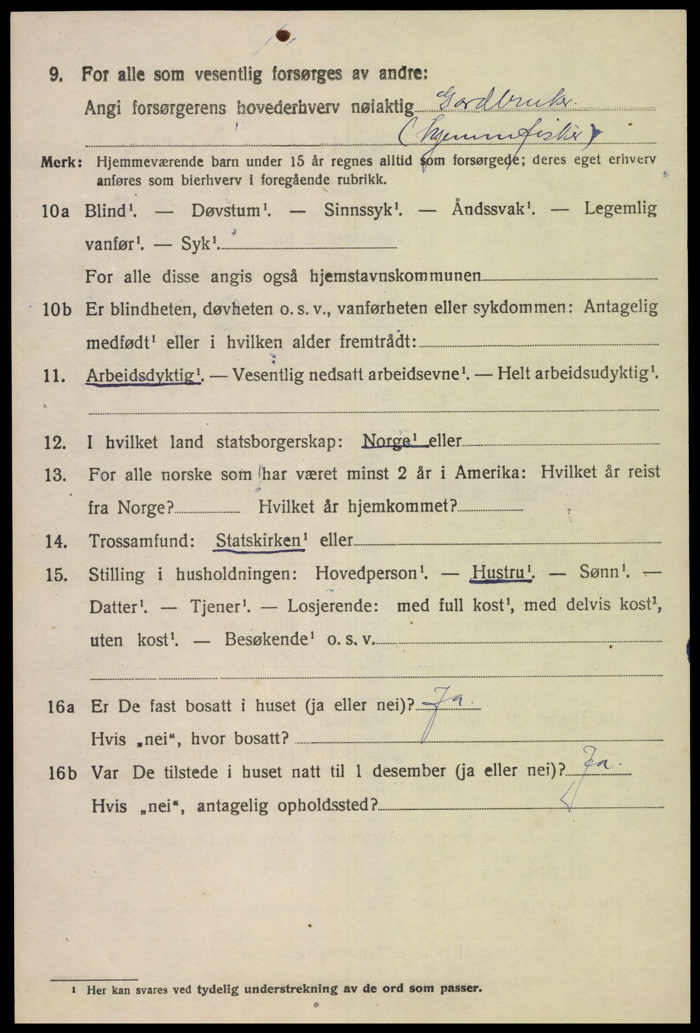 SAK, Folketelling 1920 for 1040 Spind herred, 1920, s. 2202