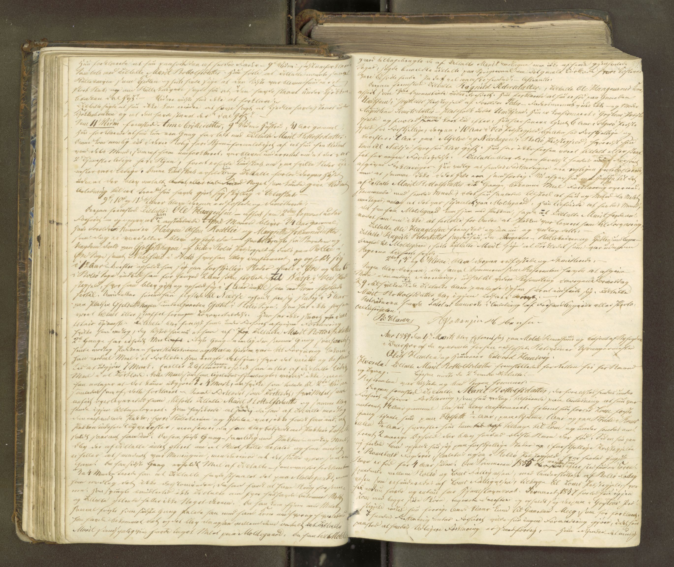 Molde byfogd, AV/SAT-A-0025/1/1A/L0009: Justisprotokoll, 1858-1863, s. 38b-39a